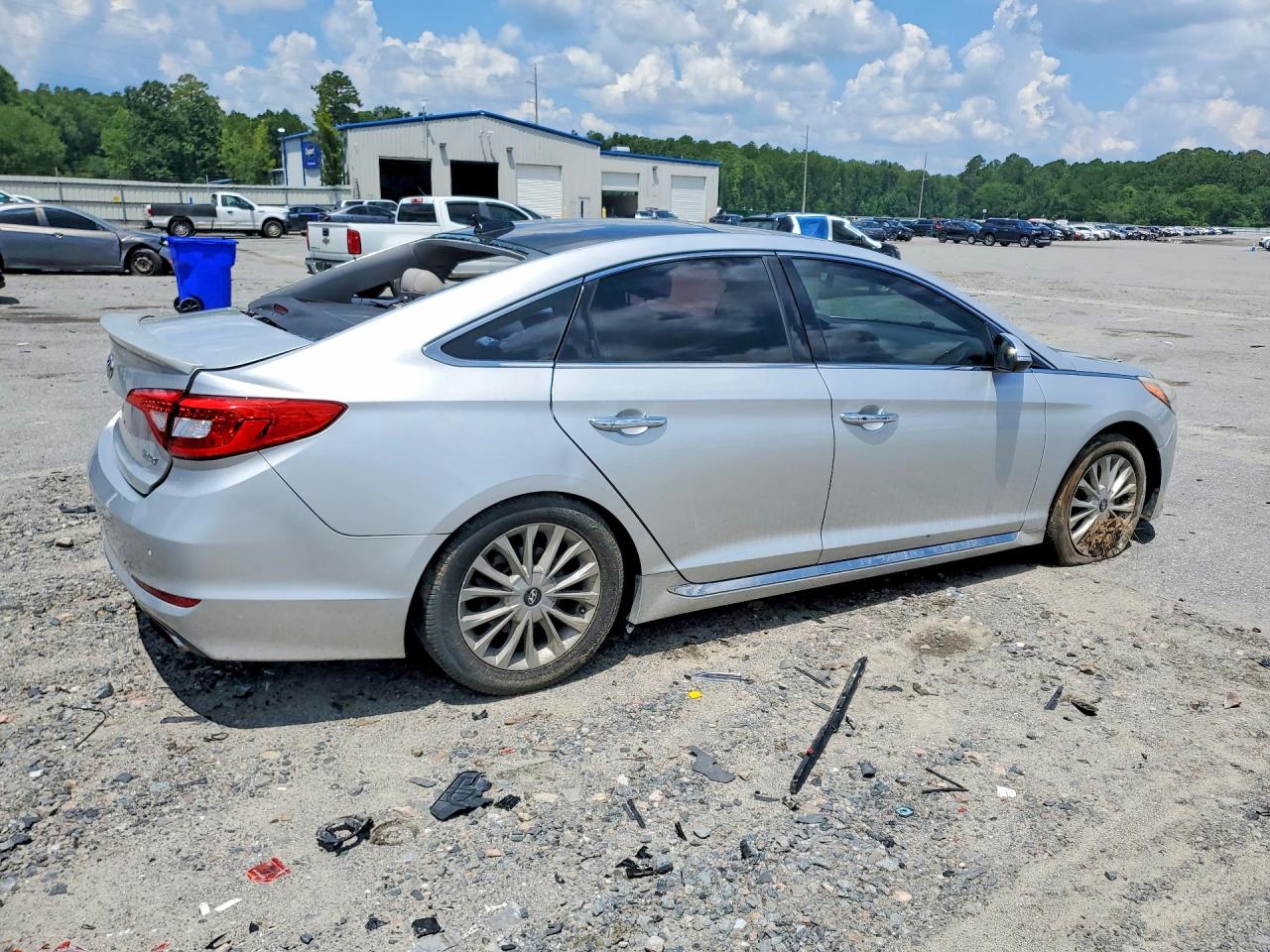 2015 Hyundai Sonata Limited Silver vin: 5NPE34AF3FH114190