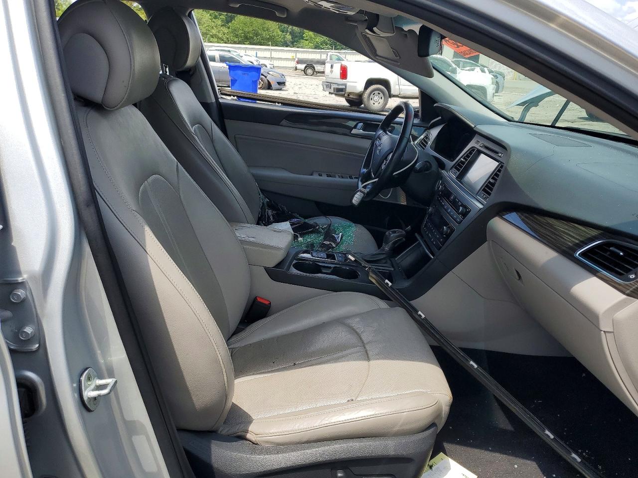 2015 Hyundai Sonata Limited Silver vin: 5NPE34AF3FH114190