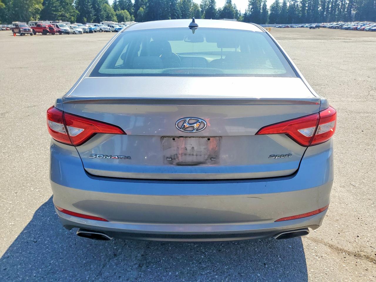 2015 Hyundai Sonata Sport Серебряный vin: 5NPE34AF3FH114660