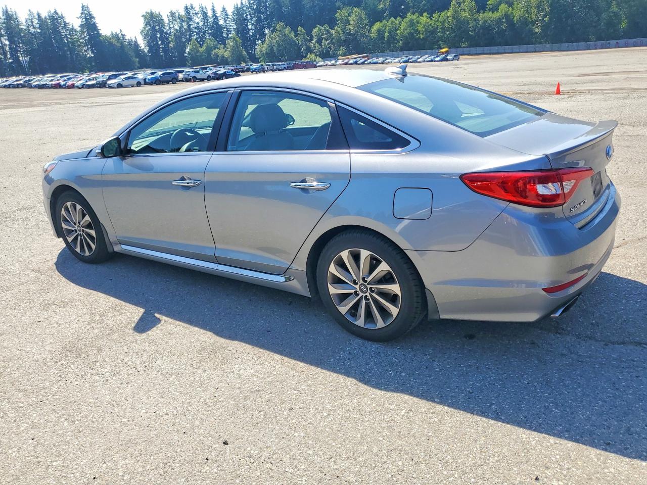 2015 Hyundai Sonata Sport Серебряный vin: 5NPE34AF3FH114660