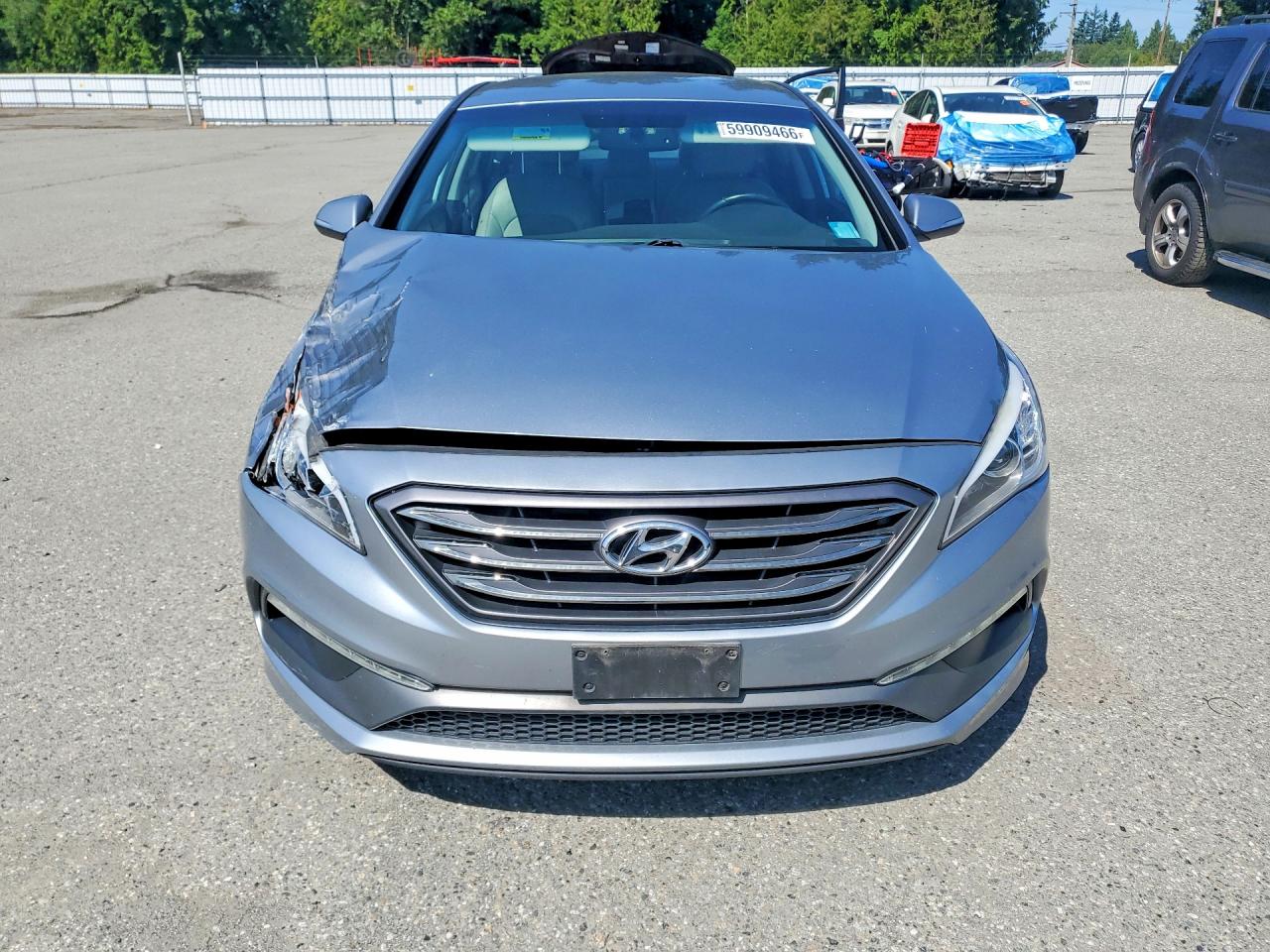 2015 Hyundai Sonata Sport Серебряный vin: 5NPE34AF3FH114660