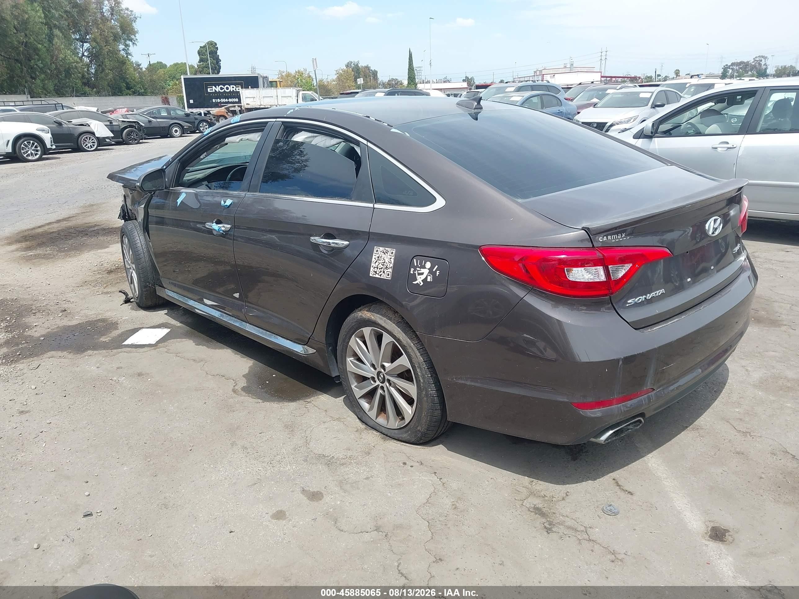 2015 Hyundai Sonata Sport Коричневый vin: 5NPE34AF3FH120216