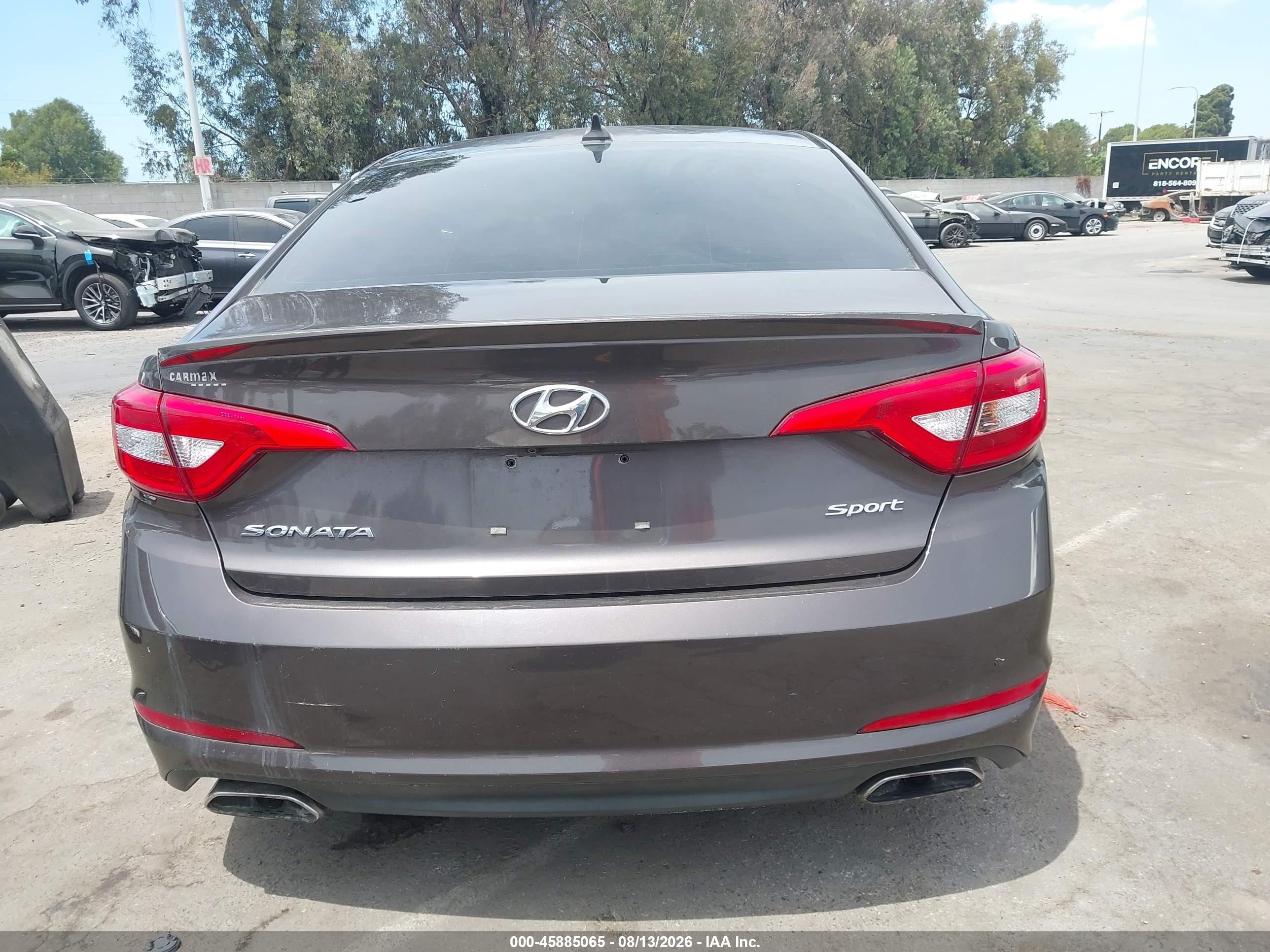 2015 Hyundai Sonata Sport Коричневый vin: 5NPE34AF3FH120216