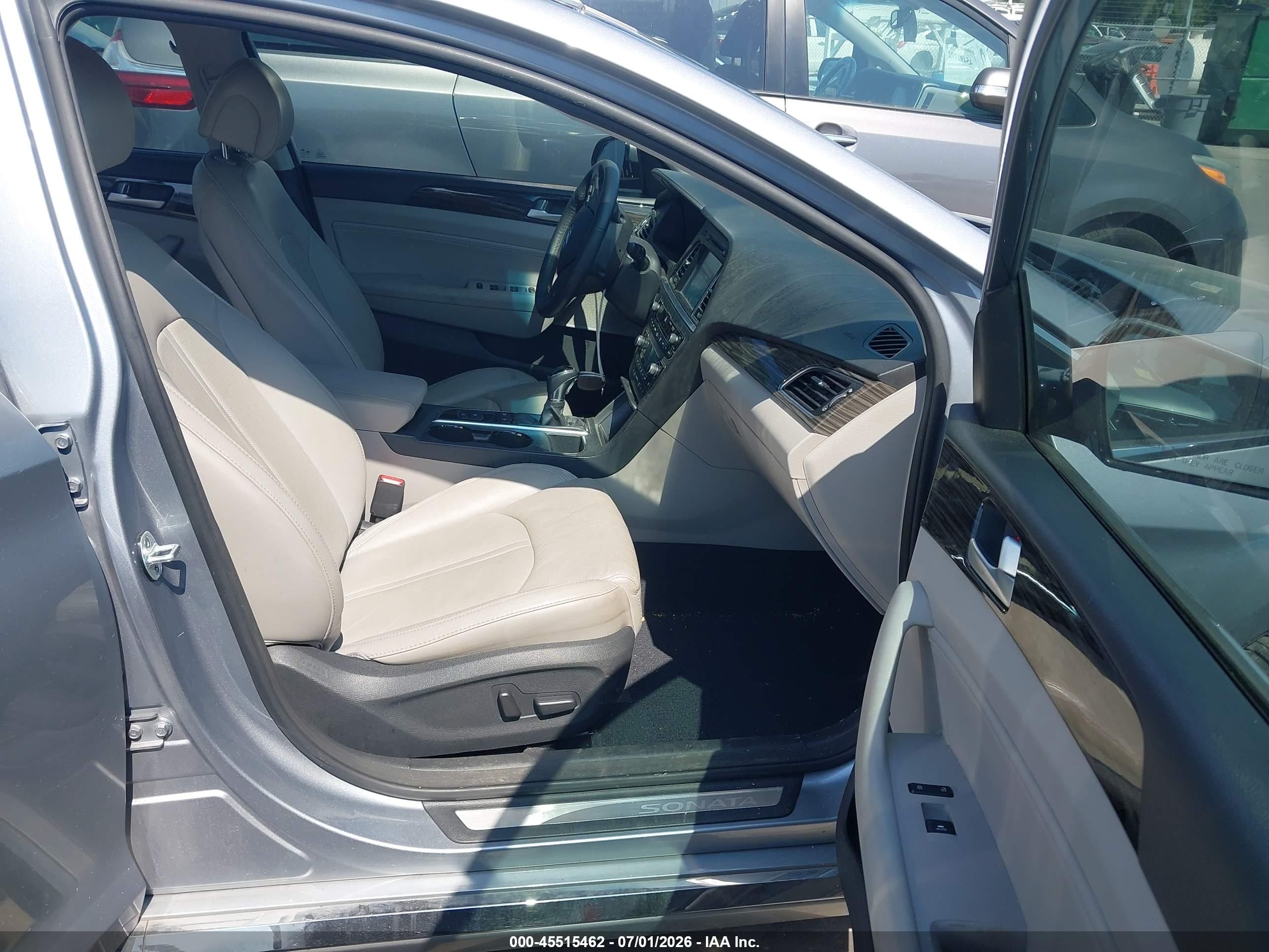 2015 Hyundai Sonata Limited Gray vin: 5NPE34AF3FH138389