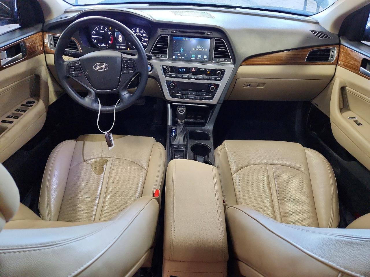 2015 Hyundai Sonata Limited Blue vin: 5NPE34AF3FH179668
