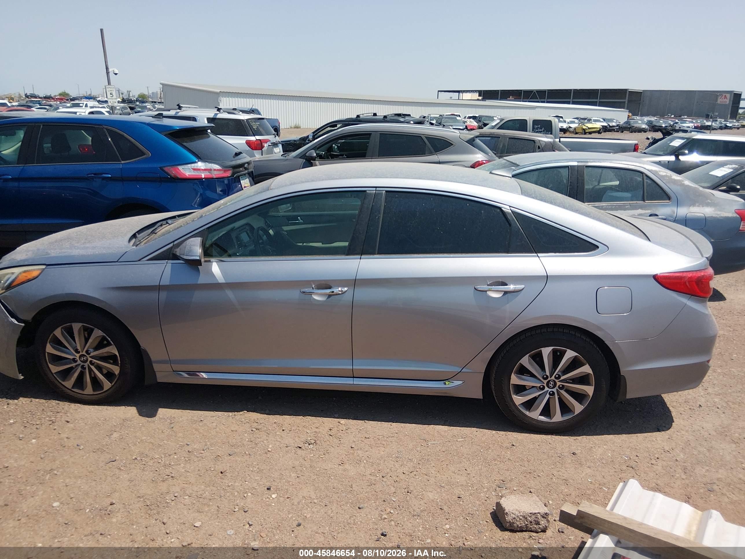 2015 Hyundai Sonata Sport Gray vin: 5NPE34AF3FH181467