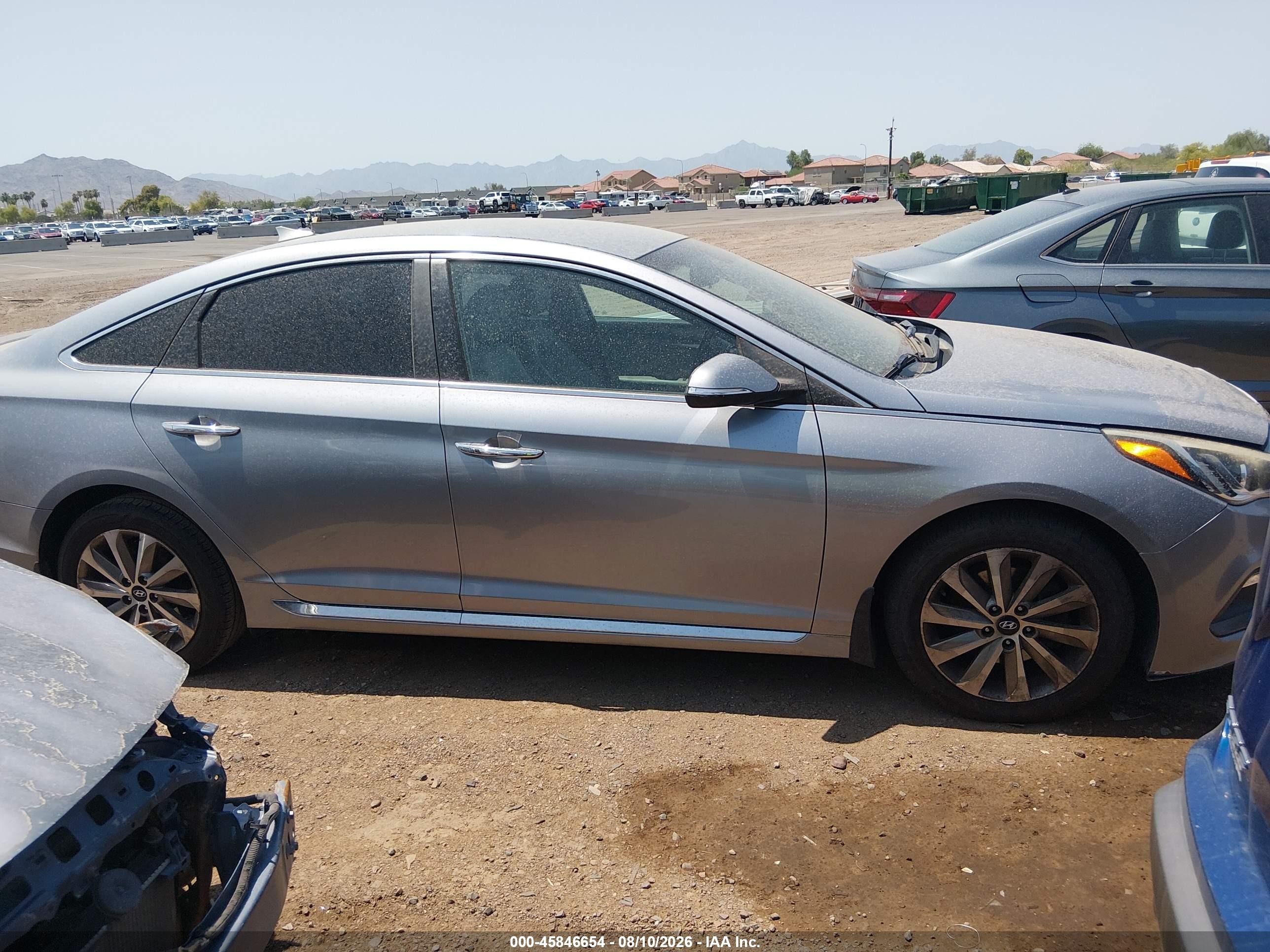 2015 Hyundai Sonata Sport Gray vin: 5NPE34AF3FH181467