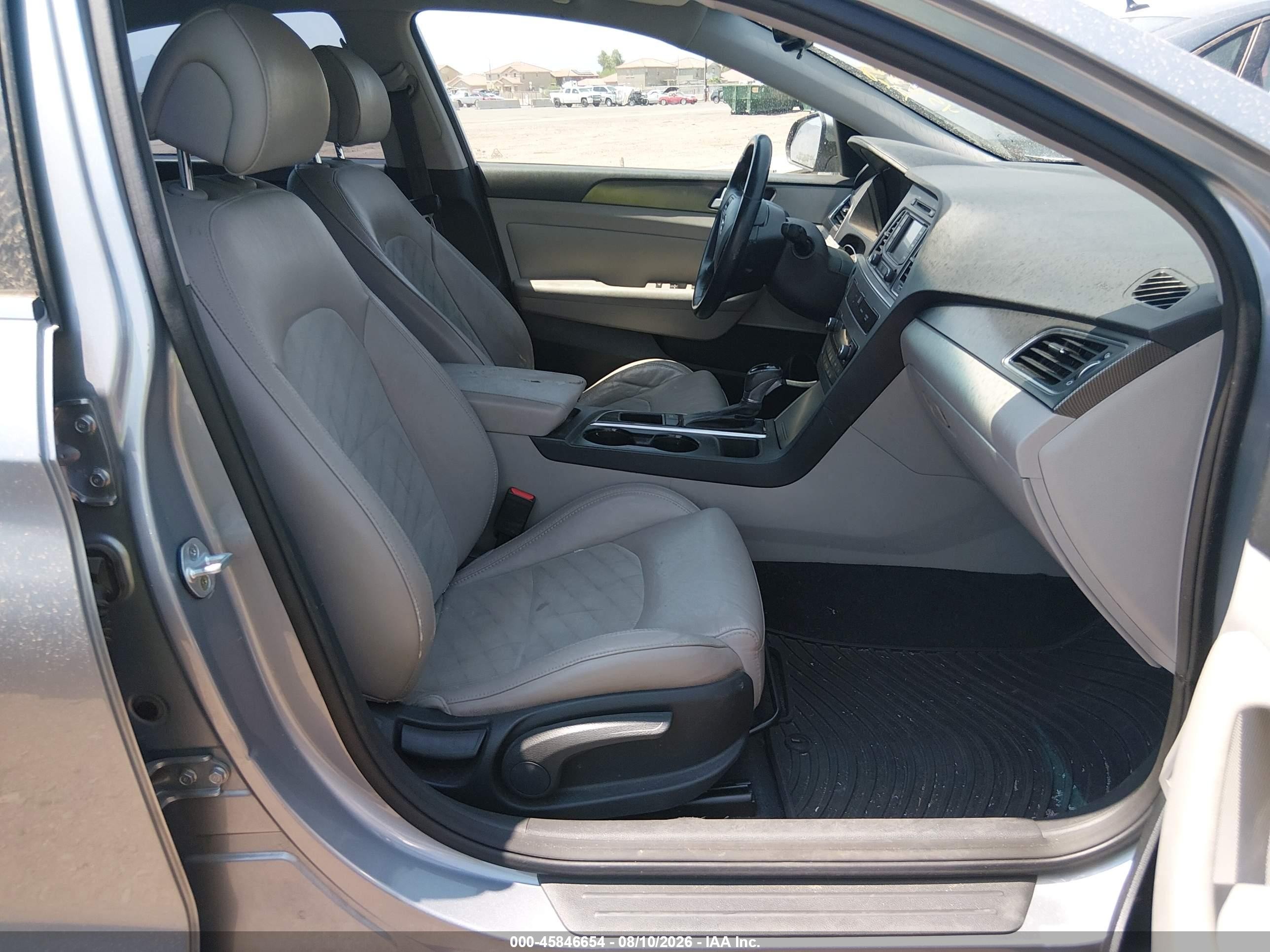 2015 Hyundai Sonata Sport Gray vin: 5NPE34AF3FH181467