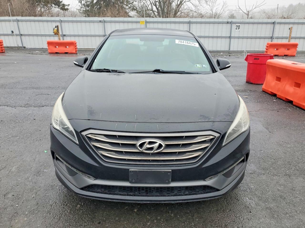 2015 Hyundai Sonata Sport Black vin: 5NPE34AF3FH185566