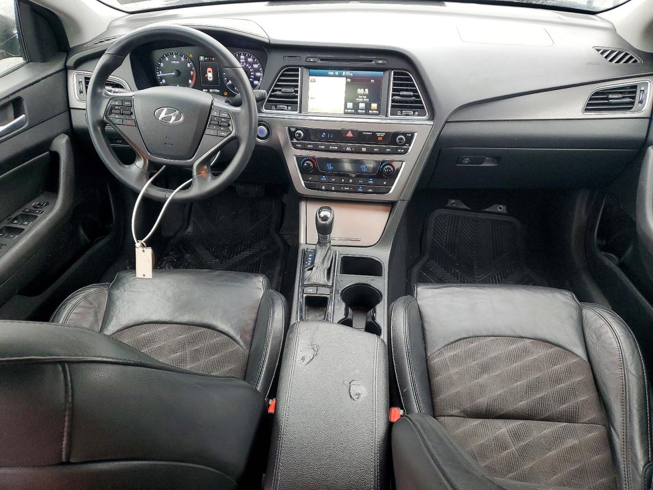 2015 Hyundai Sonata Sport Black vin: 5NPE34AF3FH185566