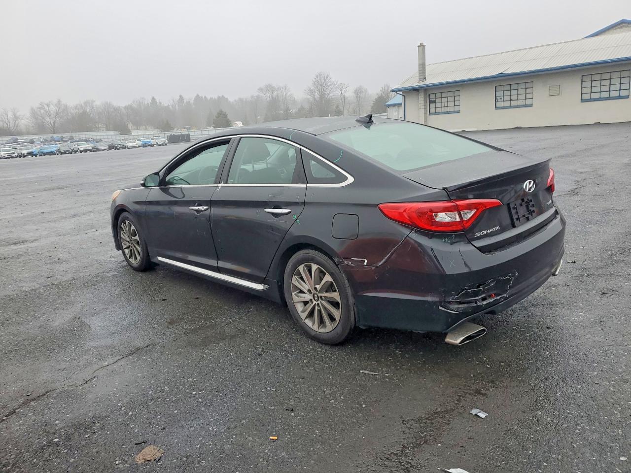 2015 Hyundai Sonata Sport Black vin: 5NPE34AF3FH185566