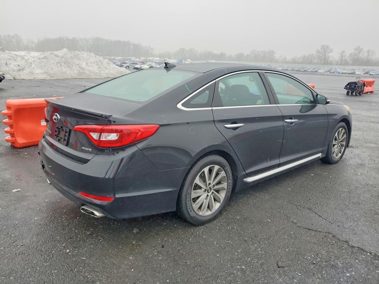 2015 Hyundai Sonata Sport Black vin: 5NPE34AF3FH185566
