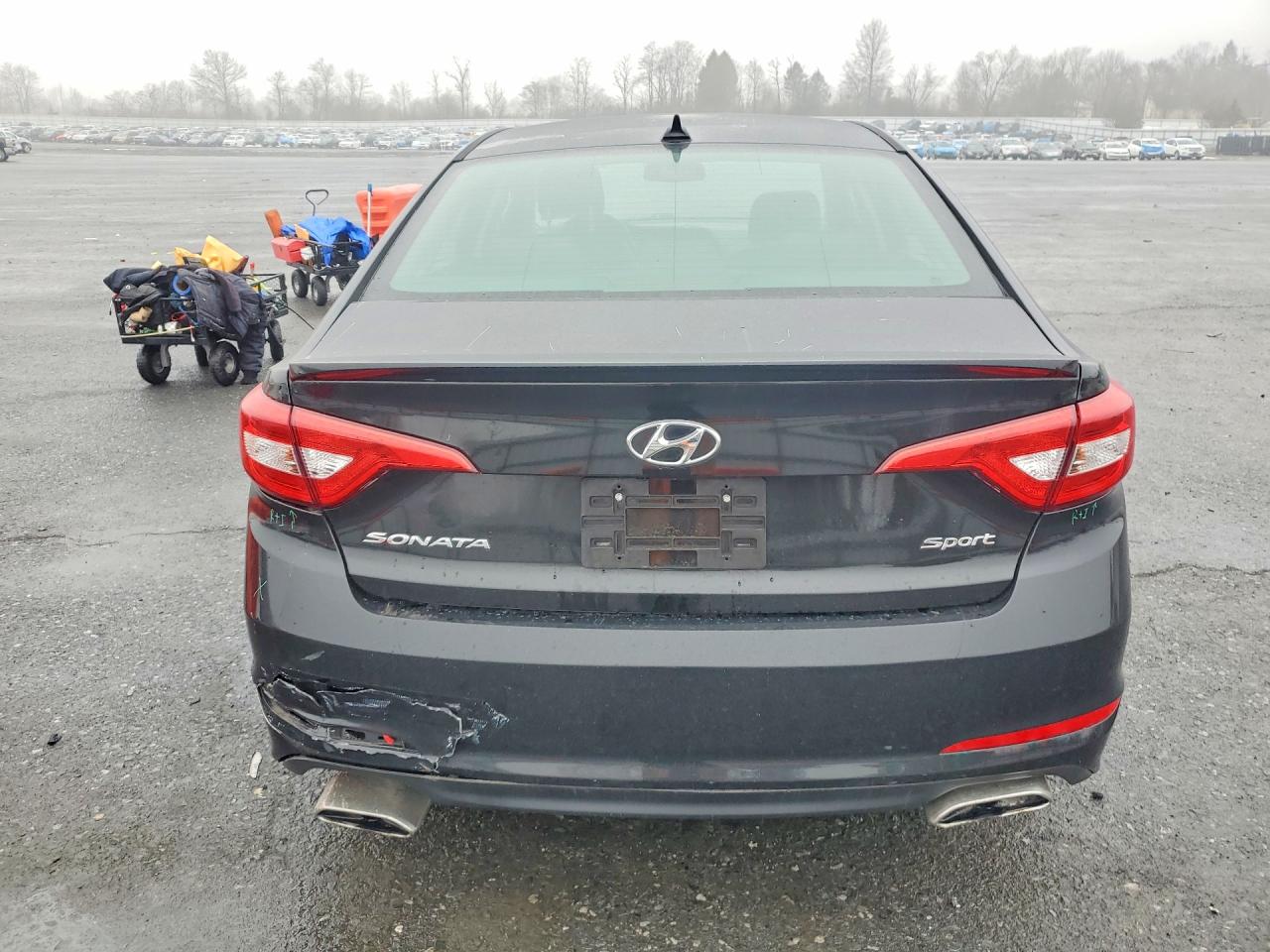 2015 Hyundai Sonata Sport Black vin: 5NPE34AF3FH185566