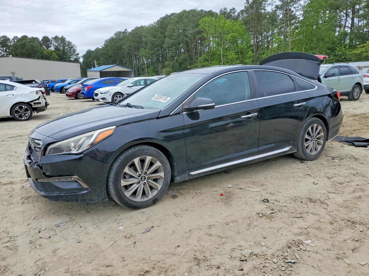 2015 Hyundai Sonata Limited Black vin: 5NPE34AF3FH211860