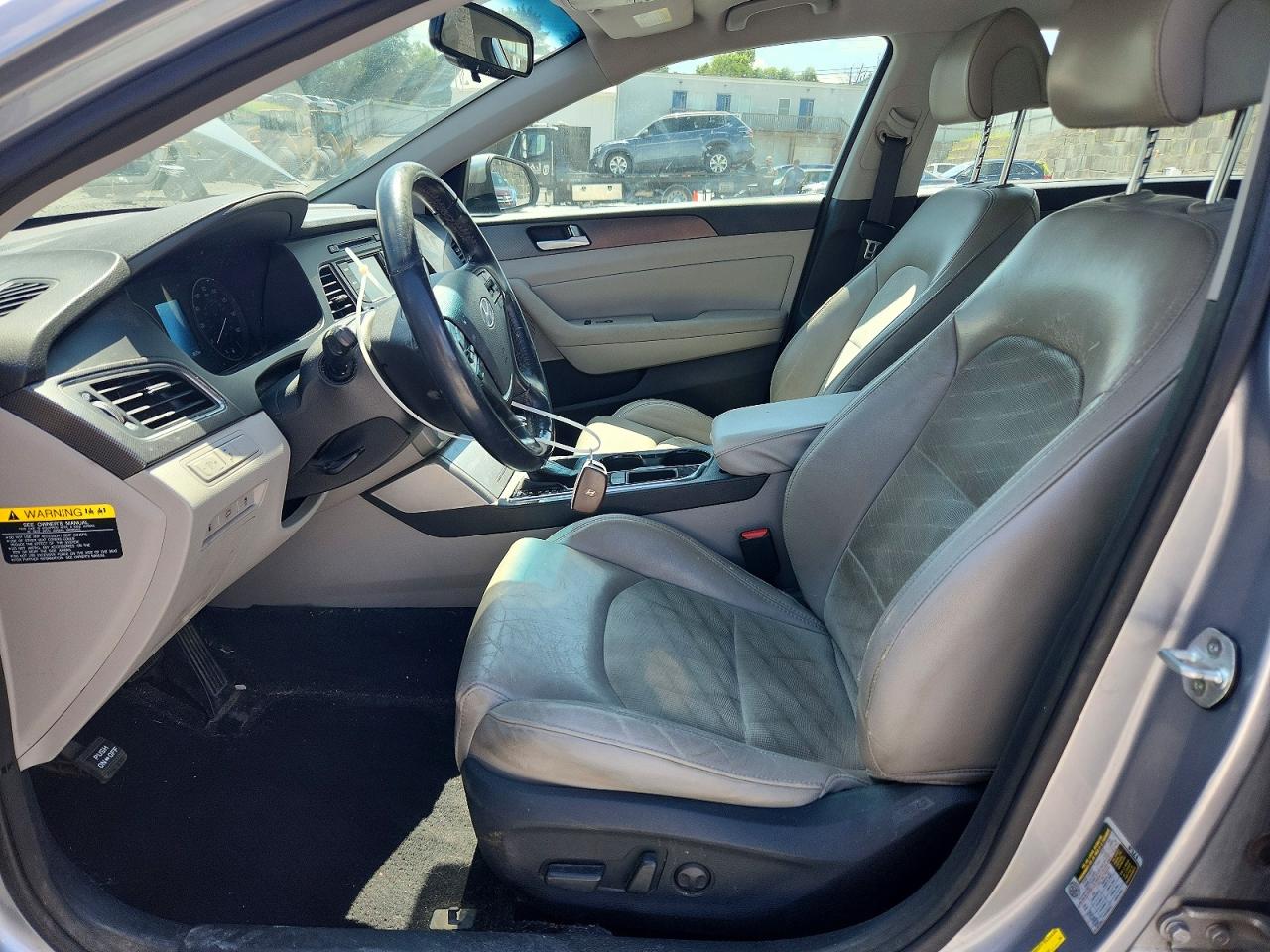 2015 Hyundai Sonata Sport Silver vin: 5NPE34AF3FH233258