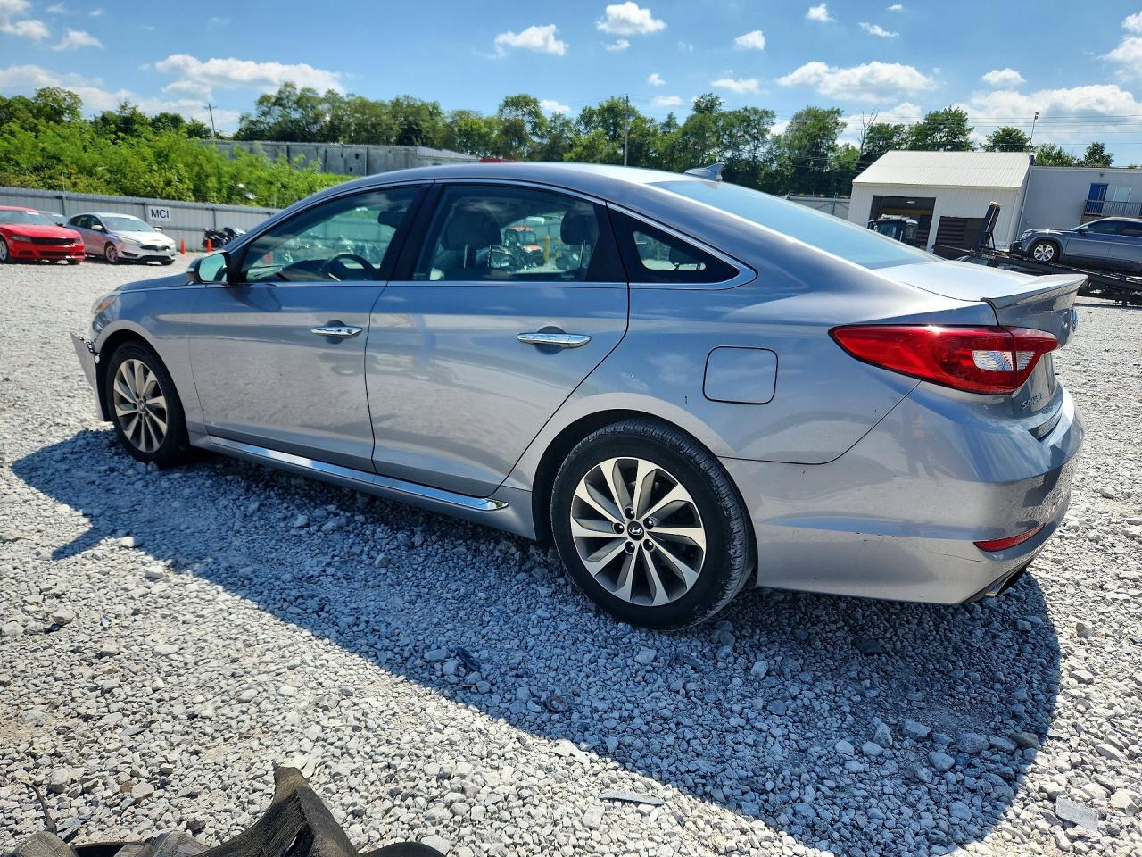 2015 Hyundai Sonata Sport Silver vin: 5NPE34AF3FH233258