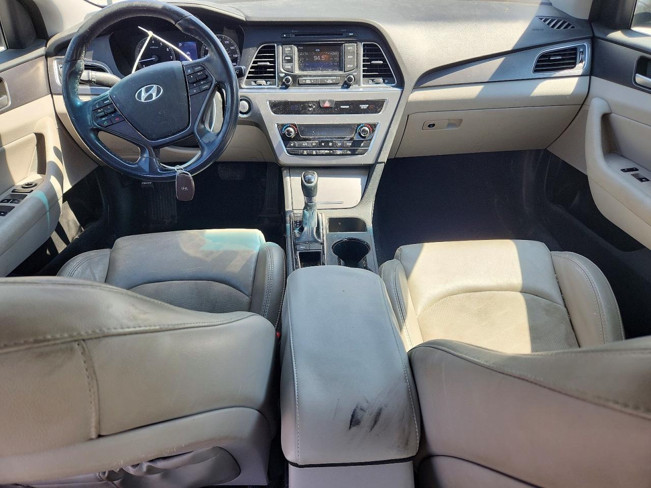 2015 Hyundai Sonata Sport Silver vin: 5NPE34AF3FH233258