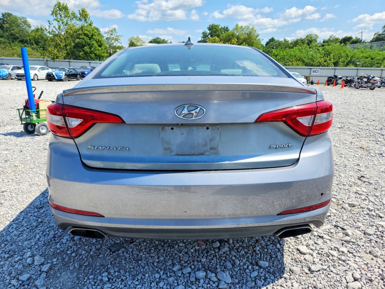 2015 Hyundai Sonata Sport Silver vin: 5NPE34AF3FH233258