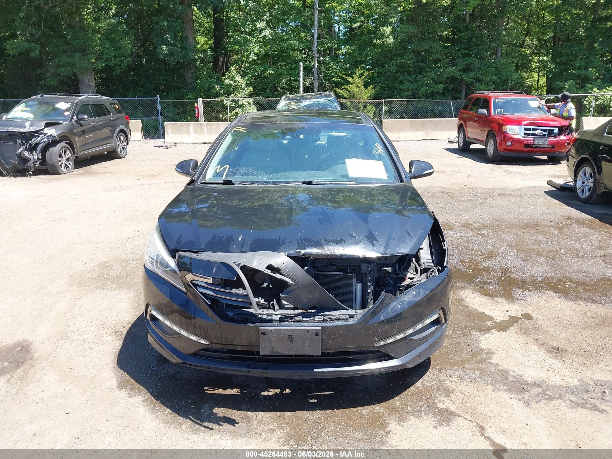 2015 Hyundai Sonata Limited Black vin: 5NPE34AF3FH235575