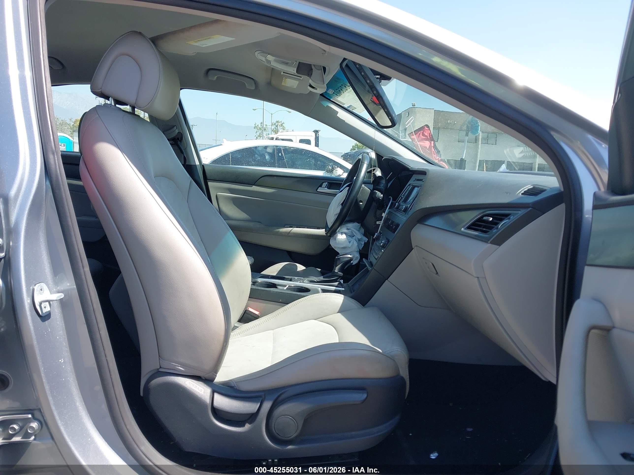 2015 Hyundai Sonata Sport Light Blue vin: 5NPE34AF3FH242896