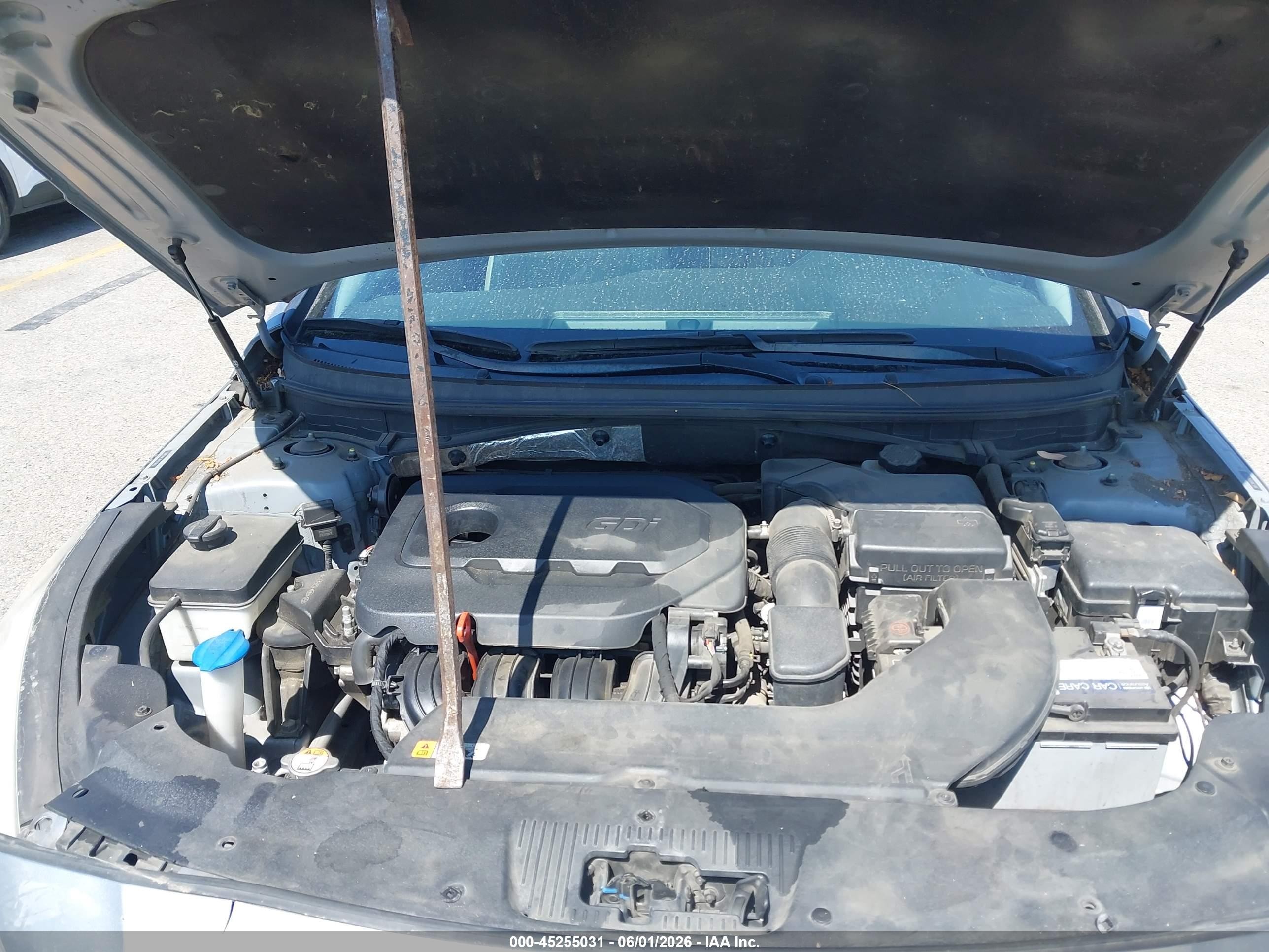 2015 Hyundai Sonata Sport Light Blue vin: 5NPE34AF3FH242896
