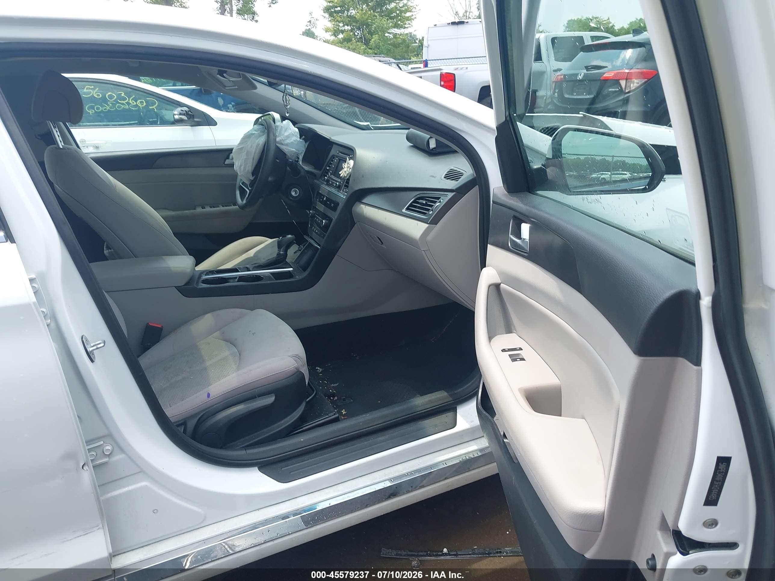 2015 Hyundai Sonata Sport White vin: 5NPE34AF3FH244485