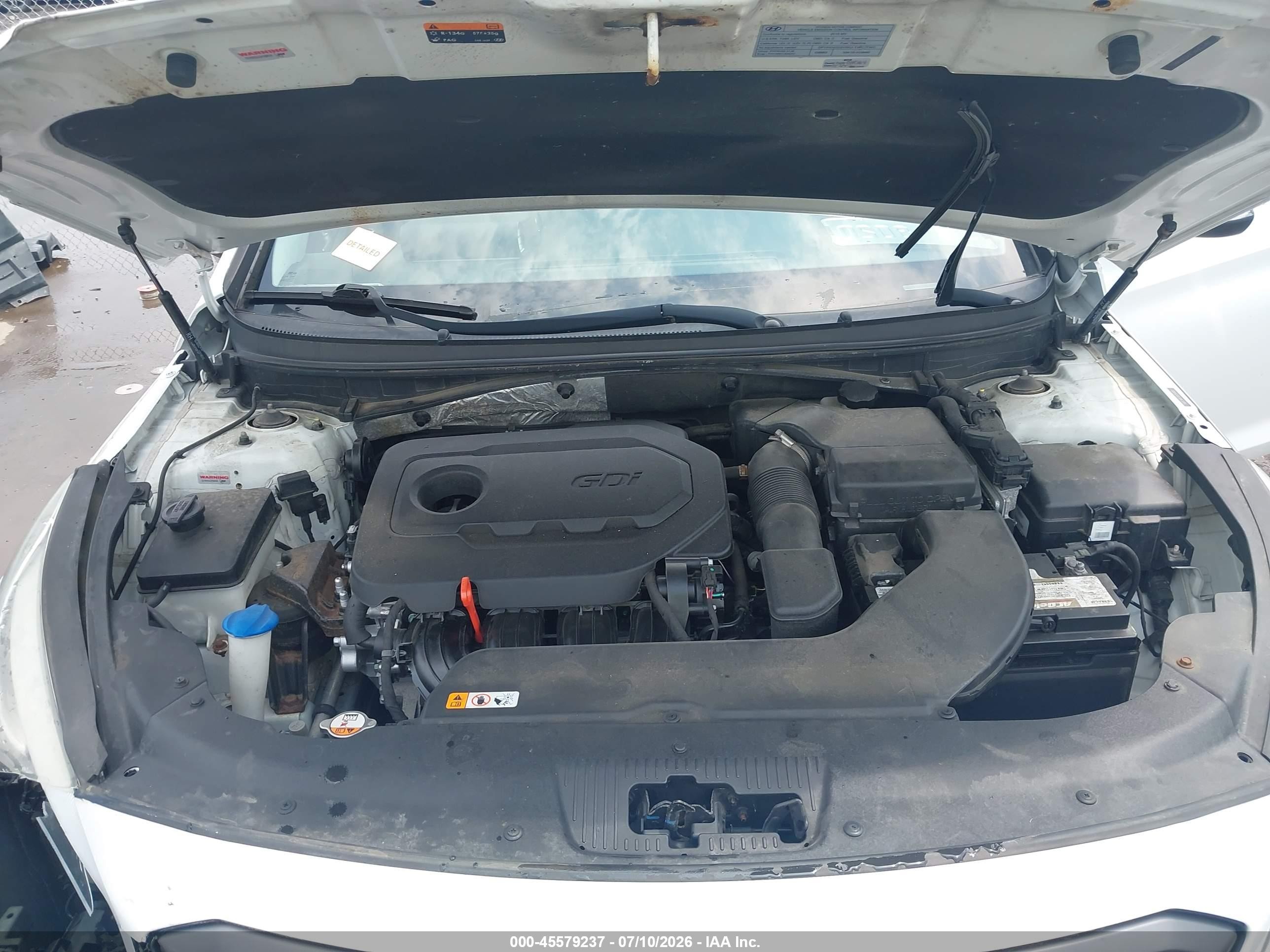 2015 Hyundai Sonata Sport White vin: 5NPE34AF3FH244485