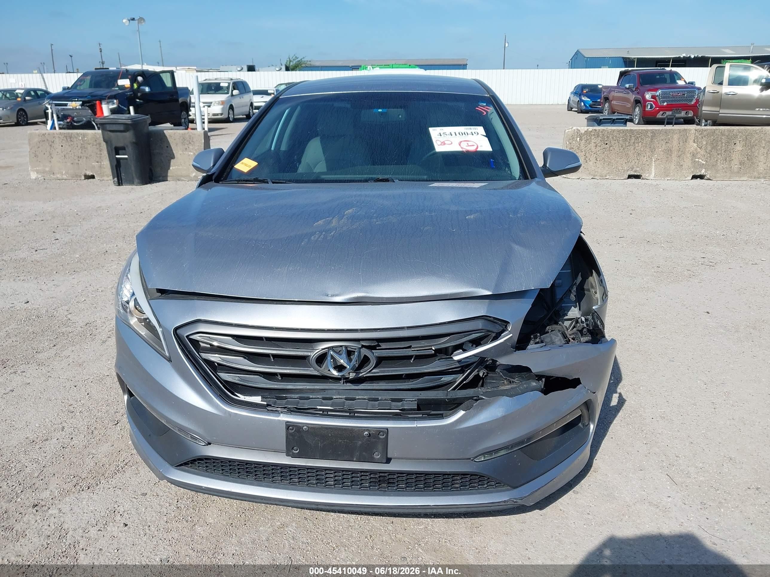 2015 Hyundai Sonata Sport Silver vin: 5NPE34AF3FH248214