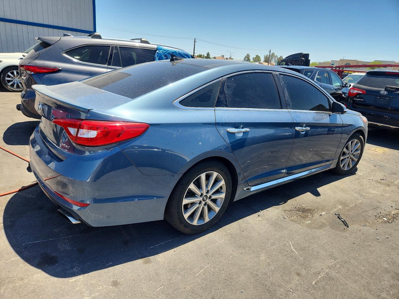 2016 Hyundai Sonata Limited Серый vin: 5NPE34AF3GH367124