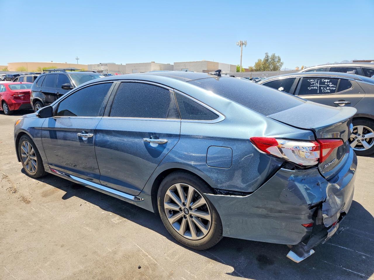 2016 Hyundai Sonata Limited Серый vin: 5NPE34AF3GH367124
