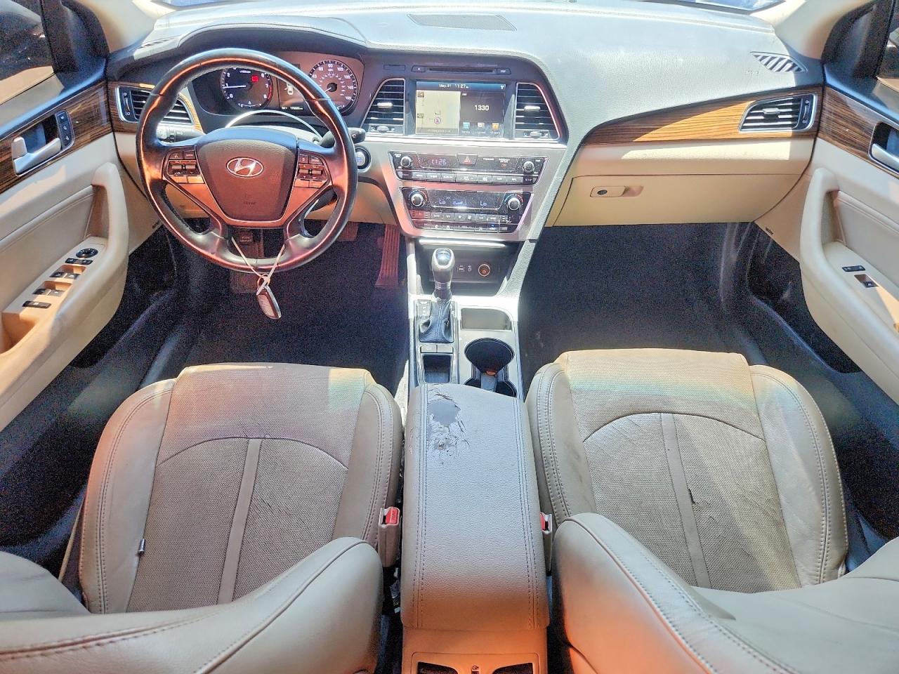 2016 Hyundai Sonata Limited Серый vin: 5NPE34AF3GH367124