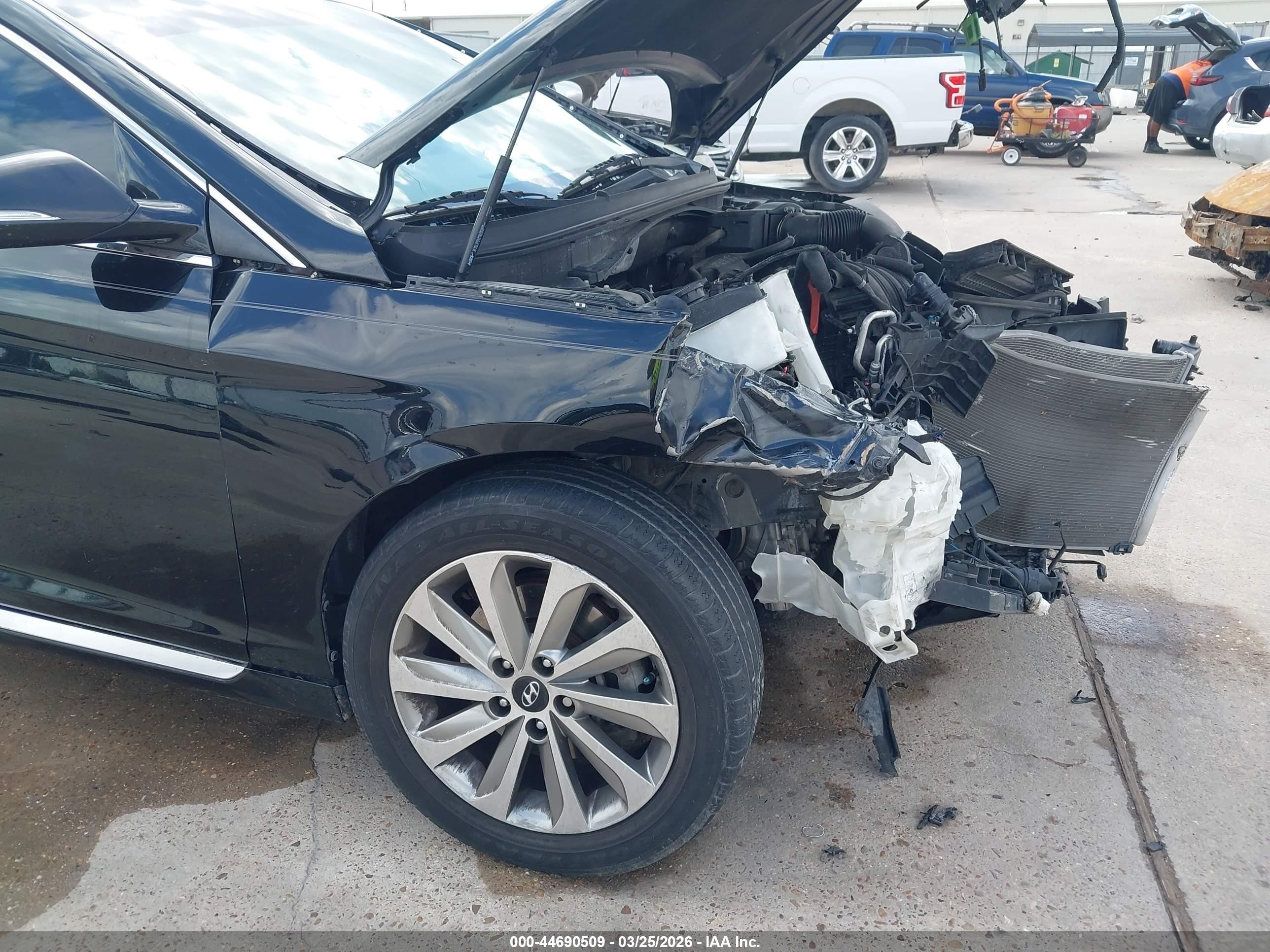 2016 Hyundai Sonata Sport Black vin: 5NPE34AF3GH409338