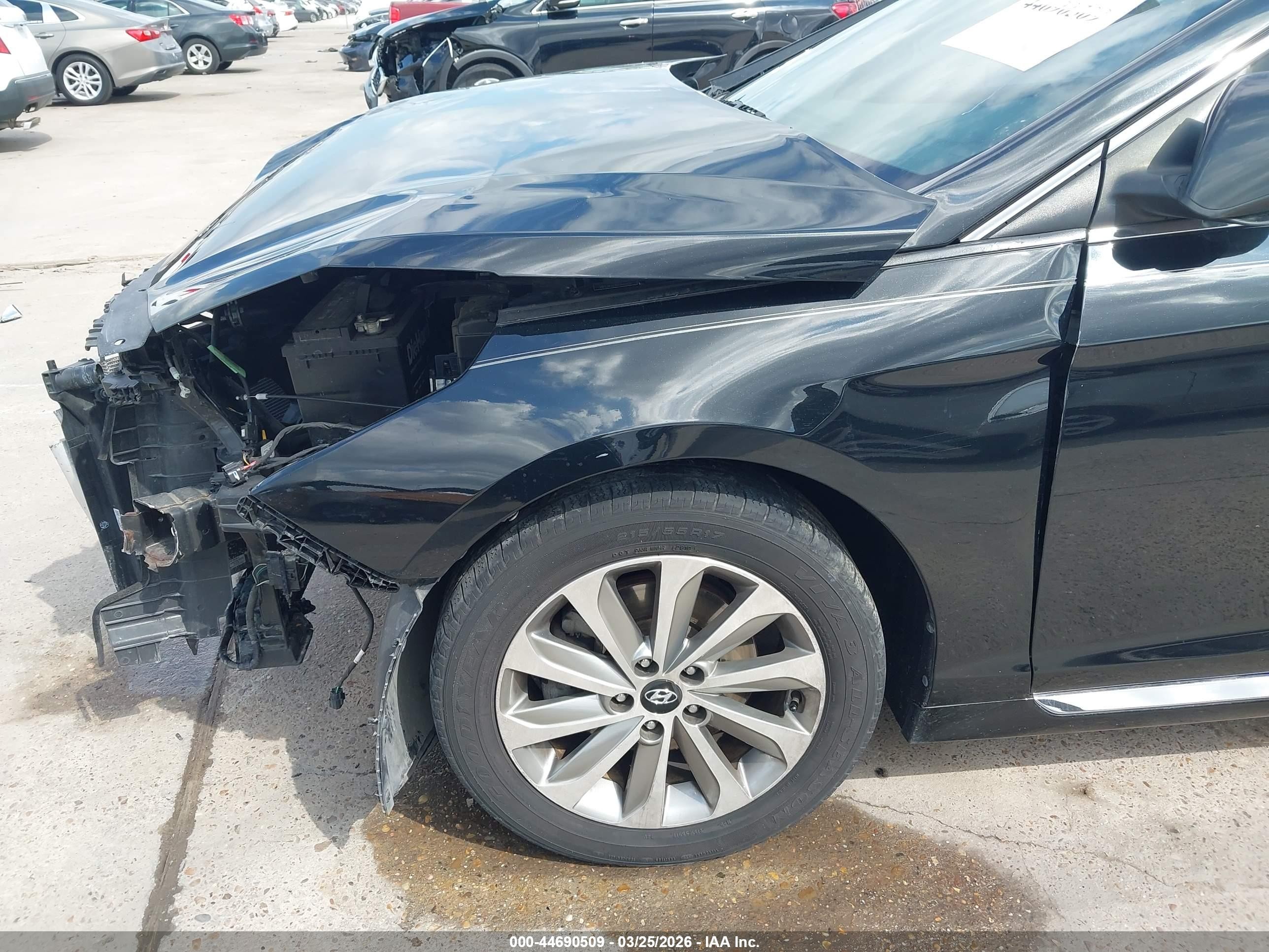 2016 Hyundai Sonata Sport Black vin: 5NPE34AF3GH409338