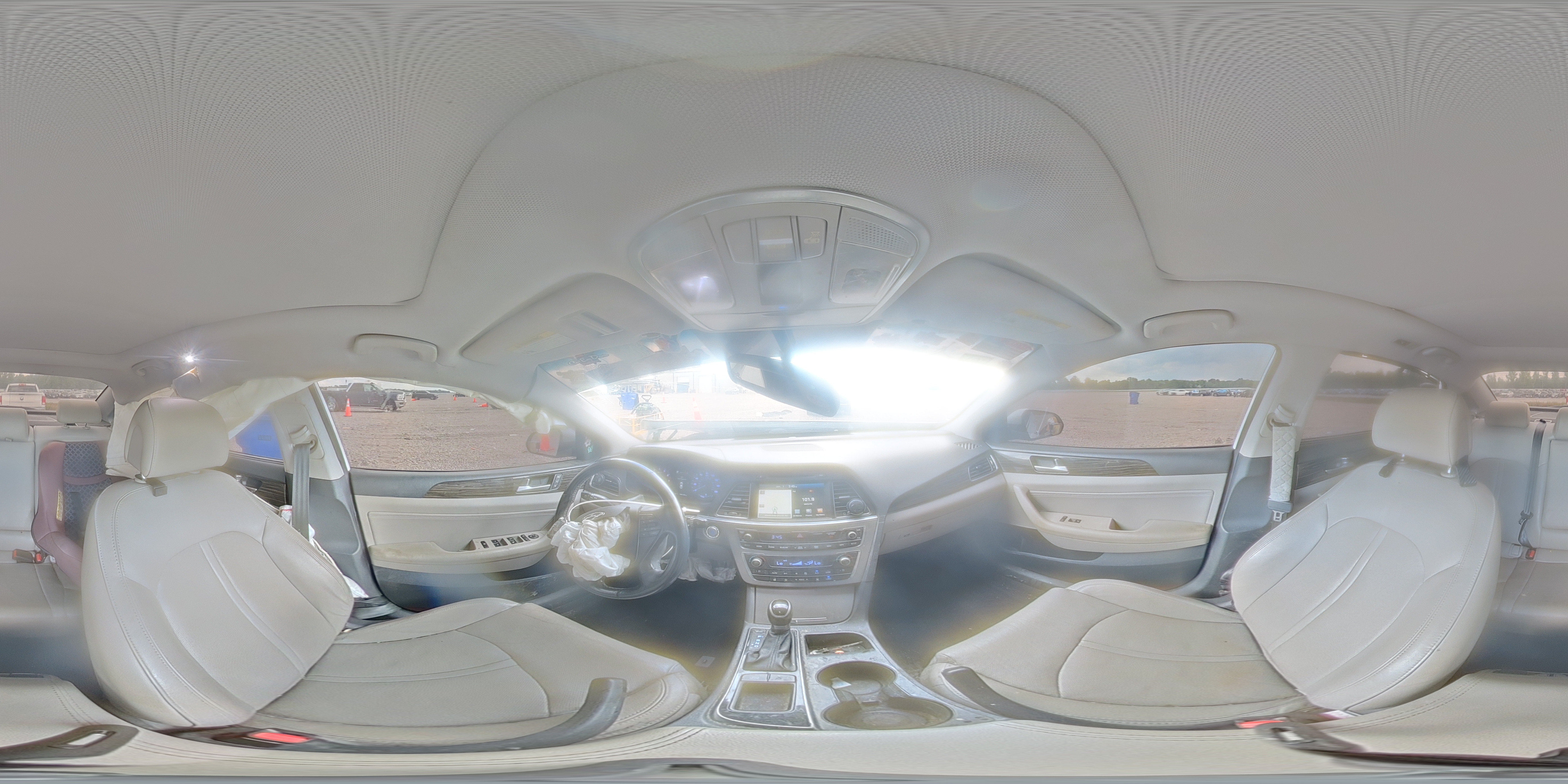 2000 Hyun Elantra White vin: 5NPE34AF3GH433204
