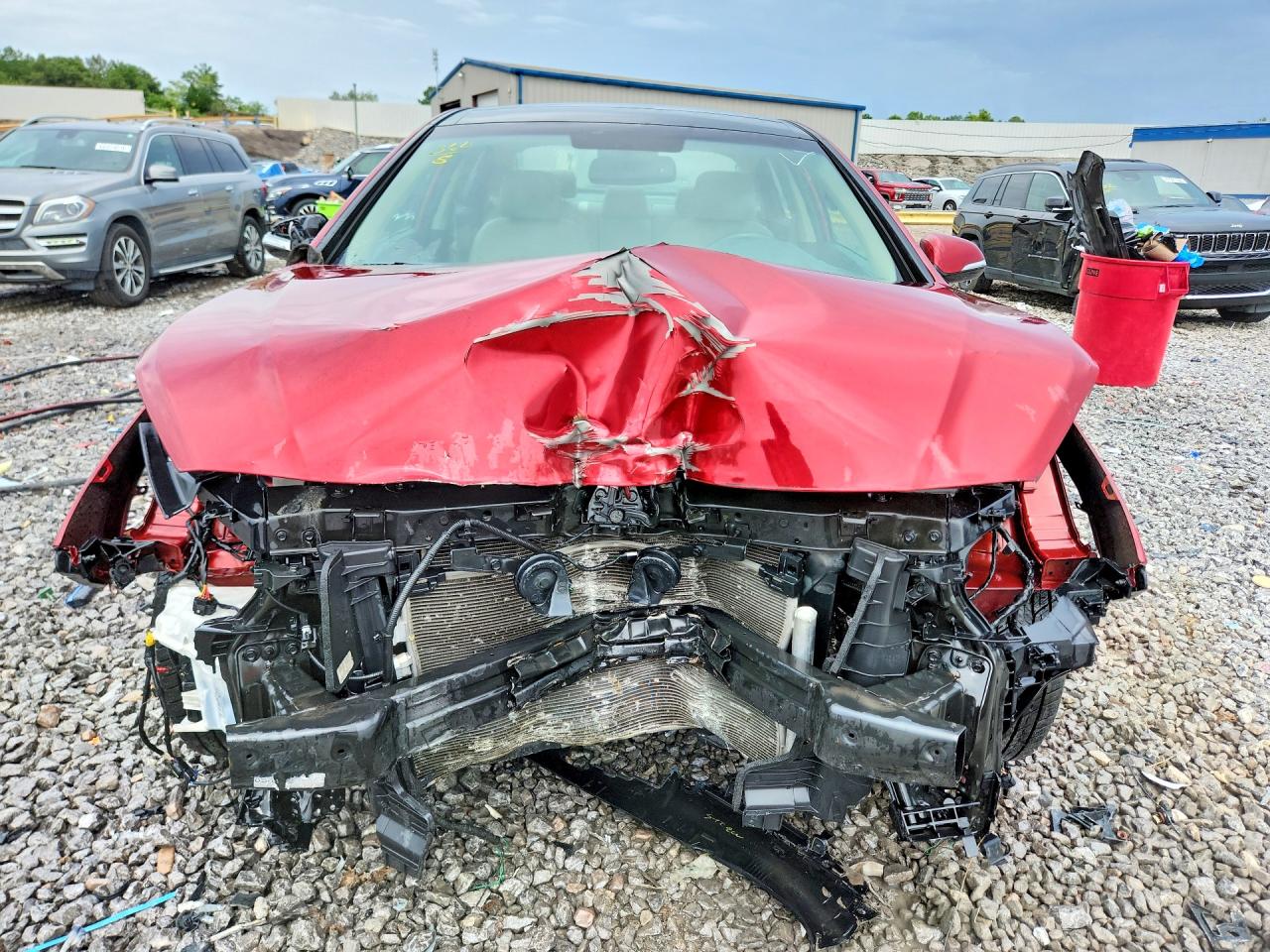 2016 Hyundai Sonata Limited Красный vin: 5NPE34AF3GH433736