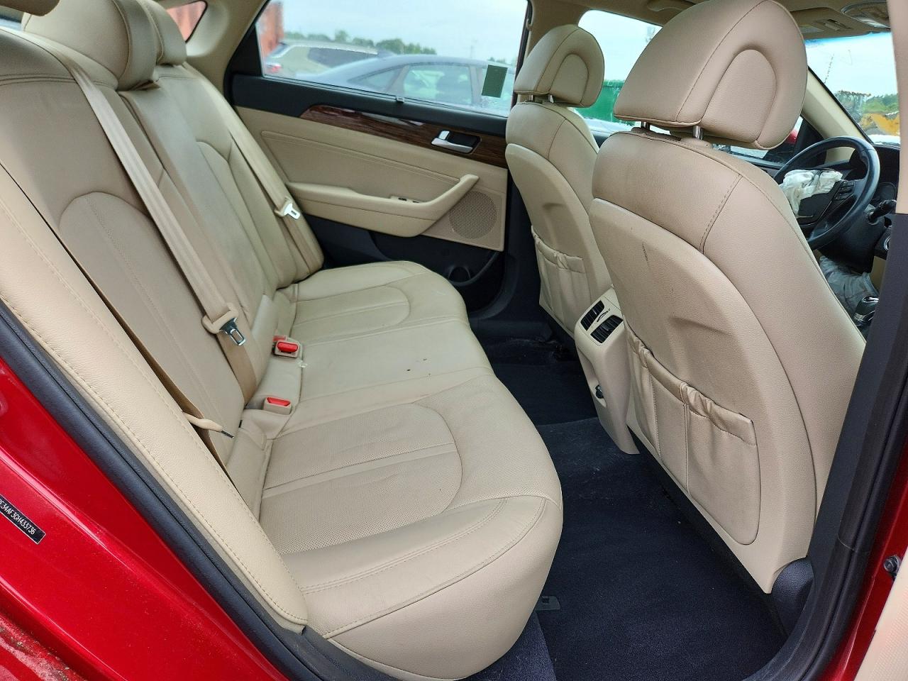 2016 Hyundai Sonata Limited Красный vin: 5NPE34AF3GH433736