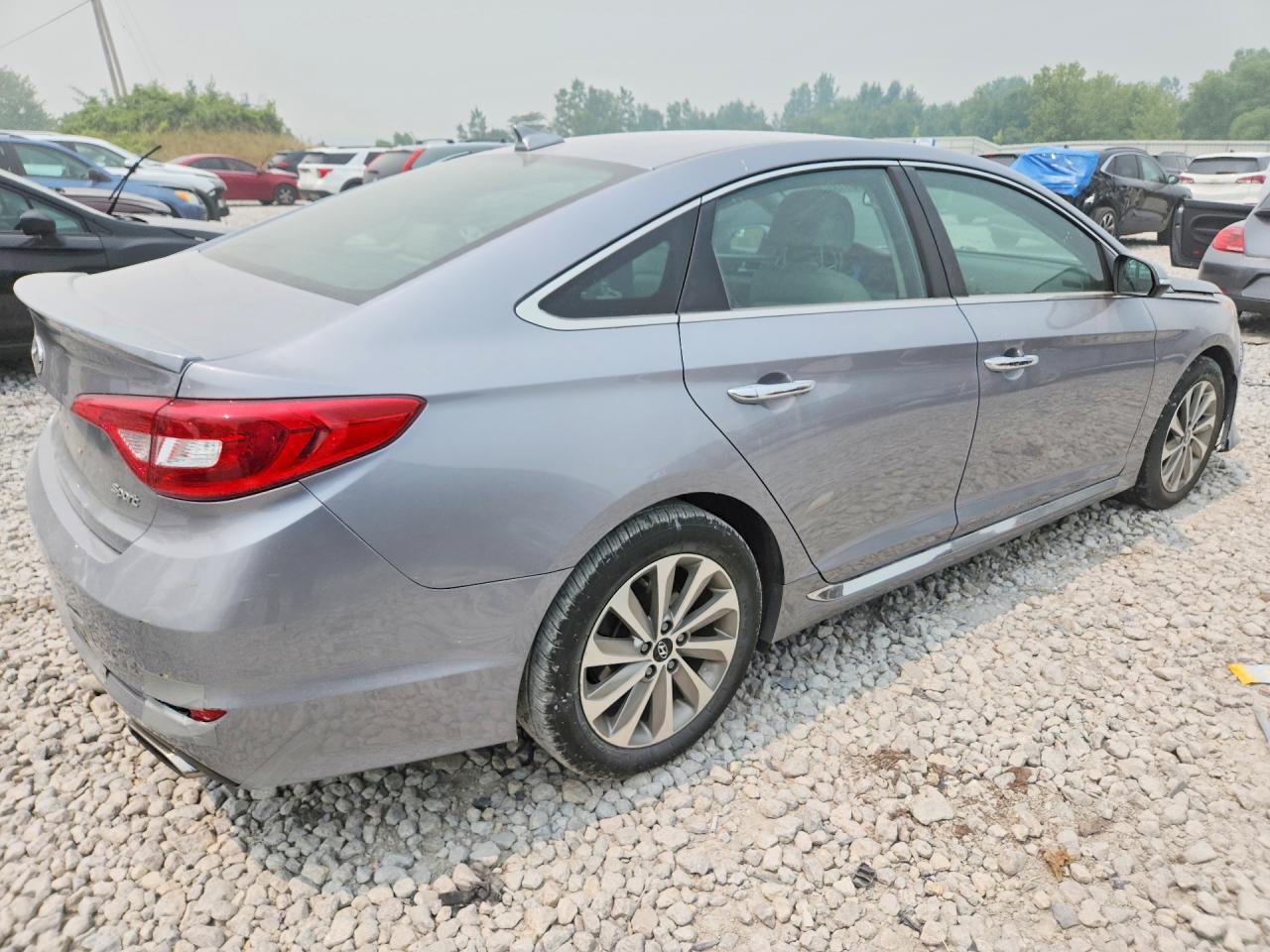 2017 Hyundai Sonata Sport Gray vin: 5NPE34AF3HH581287
