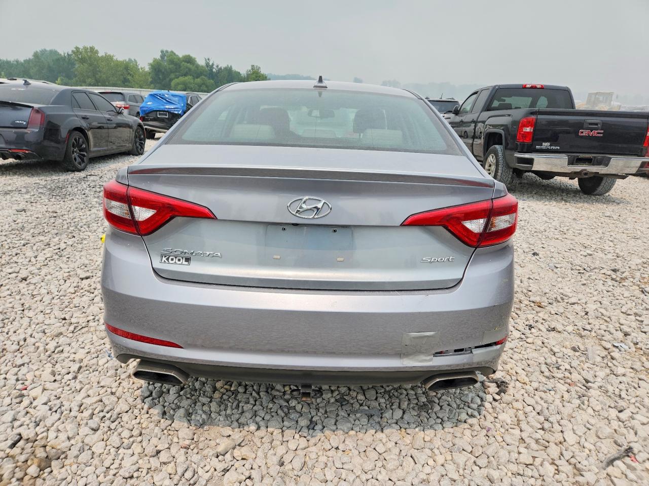 2017 Hyundai Sonata Sport Gray vin: 5NPE34AF3HH581287