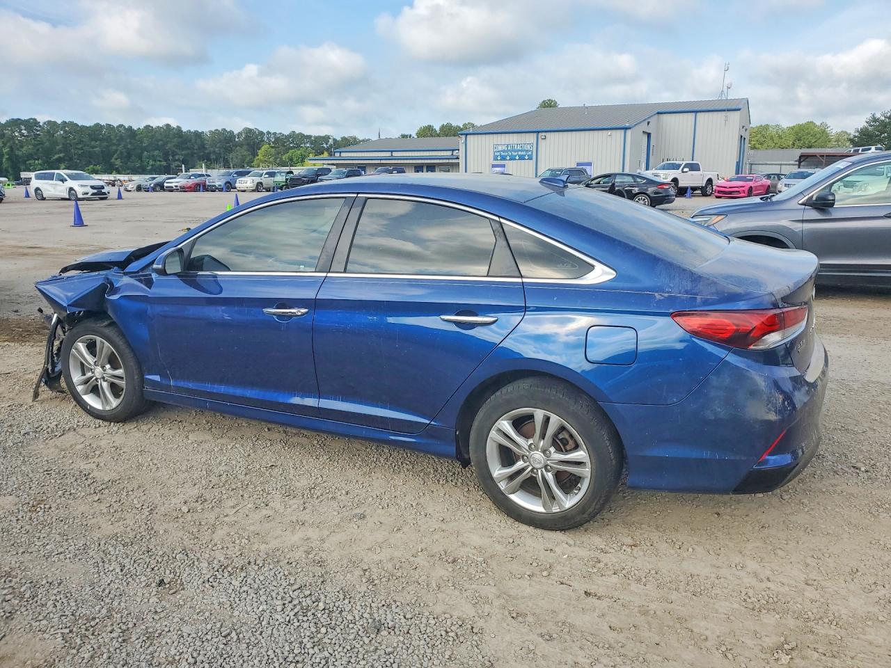 2018 Hyundai Sonata Sel Blue vin: 5NPE34AF3JH641882
