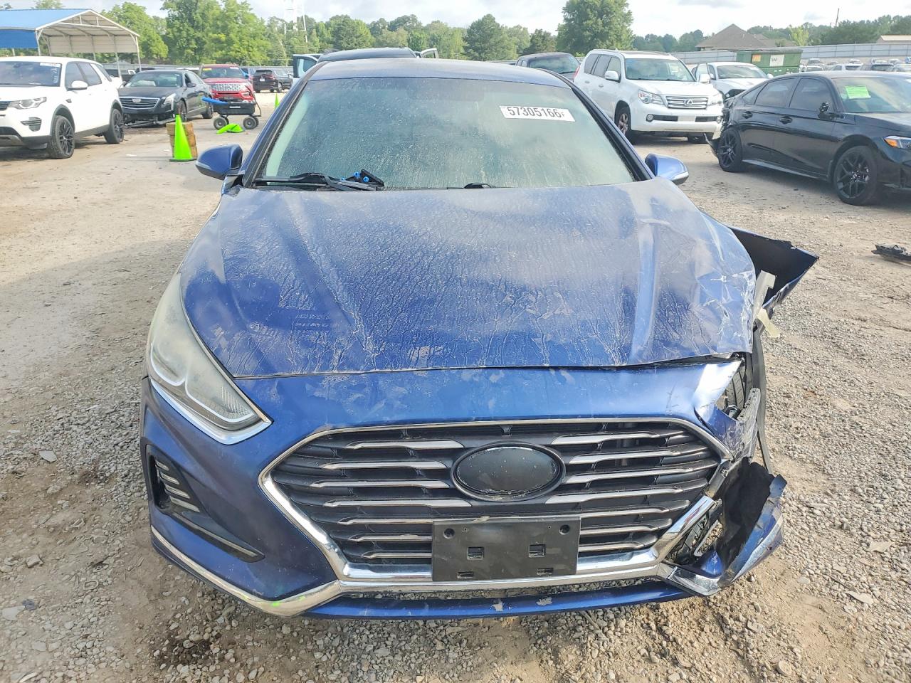 2018 Hyundai Sonata Sel Blue vin: 5NPE34AF3JH641882