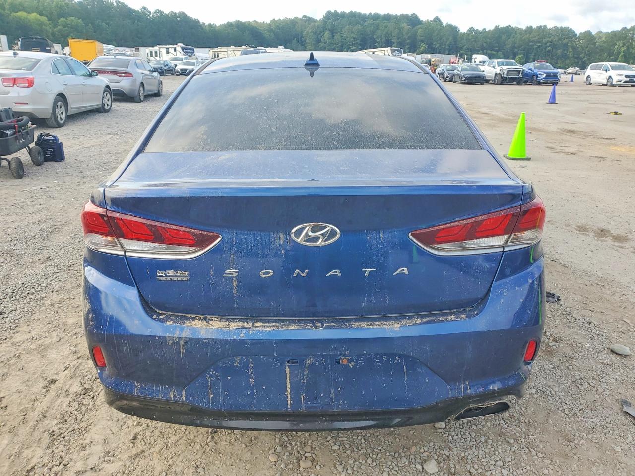 2018 Hyundai Sonata Sel Blue vin: 5NPE34AF3JH641882