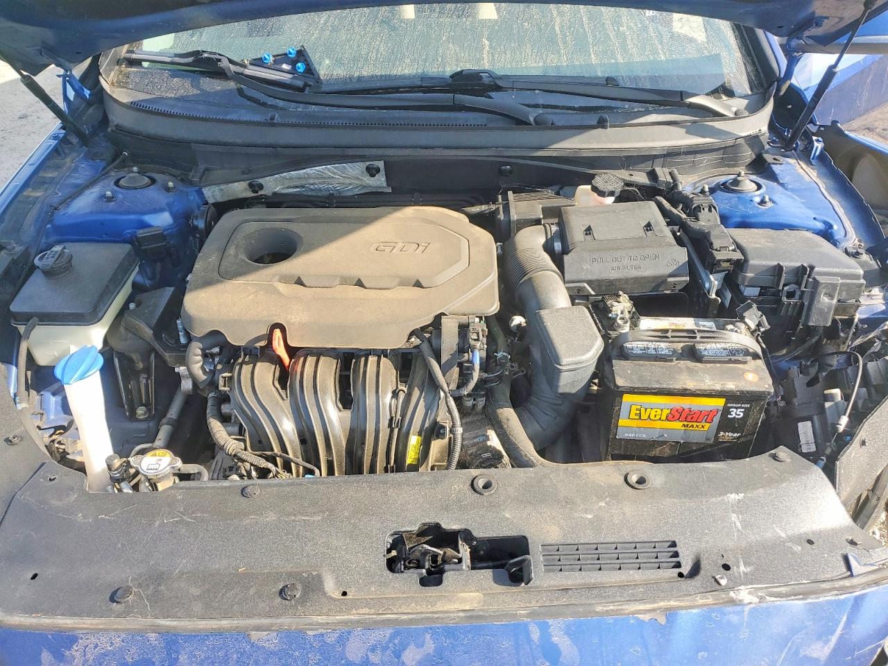 2018 Hyundai Sonata Sel Blue vin: 5NPE34AF3JH641882