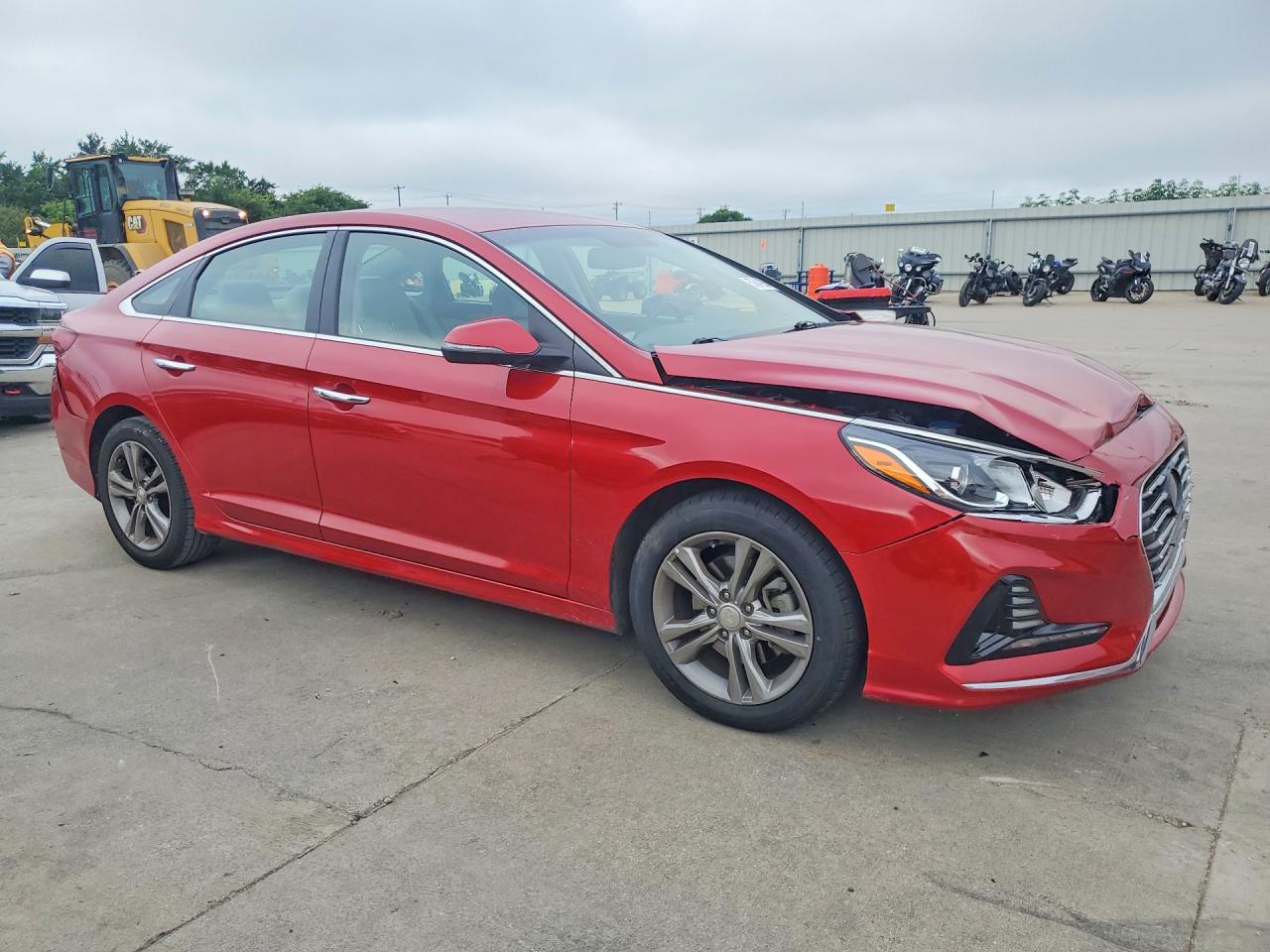 2018 Hyundai Sonata Sel Burgundy vin: 5NPE34AF3JH645589