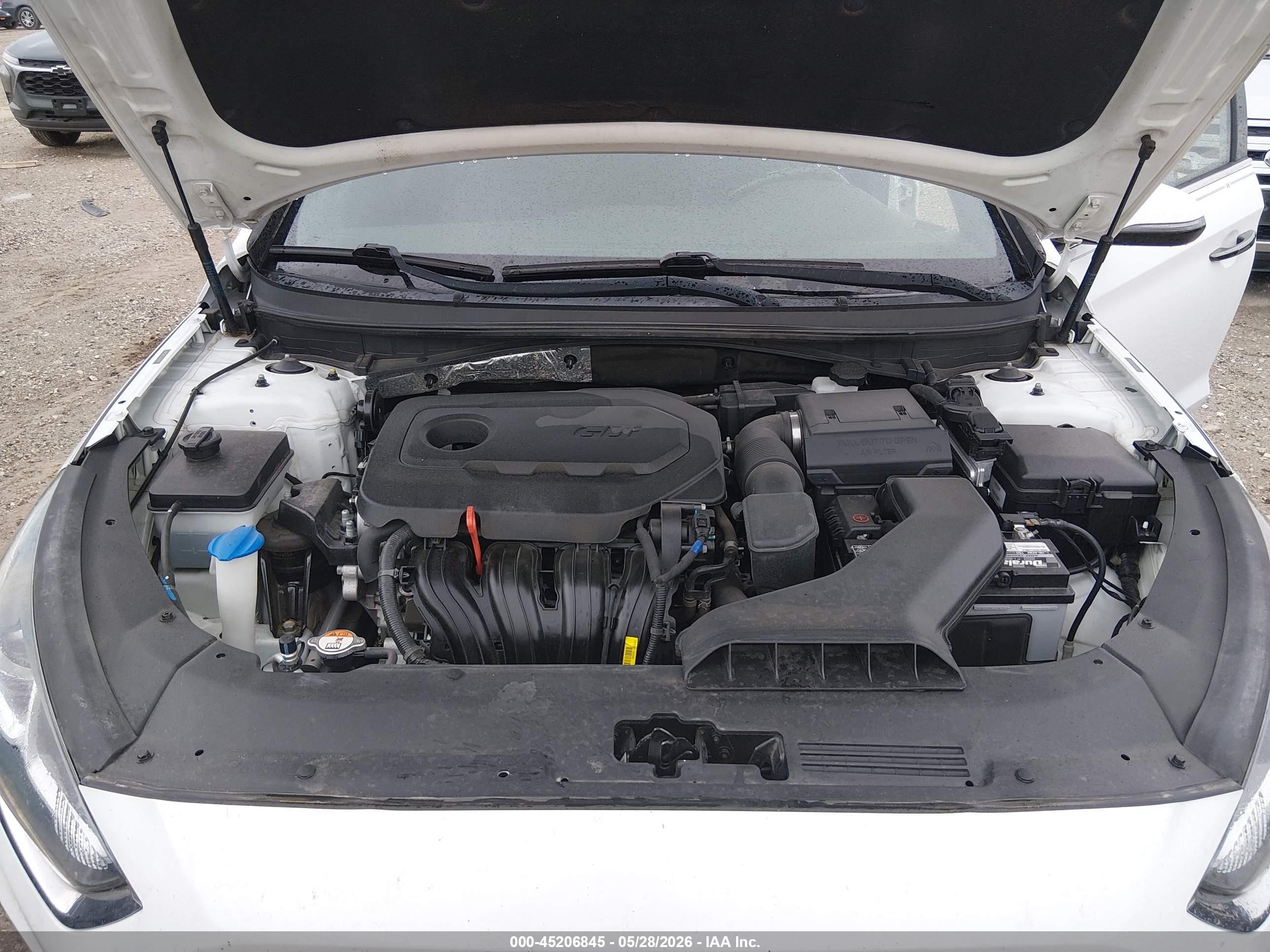 2018 Hyundai Sonata Sport+ White vin: 5NPE34AF3JH728391