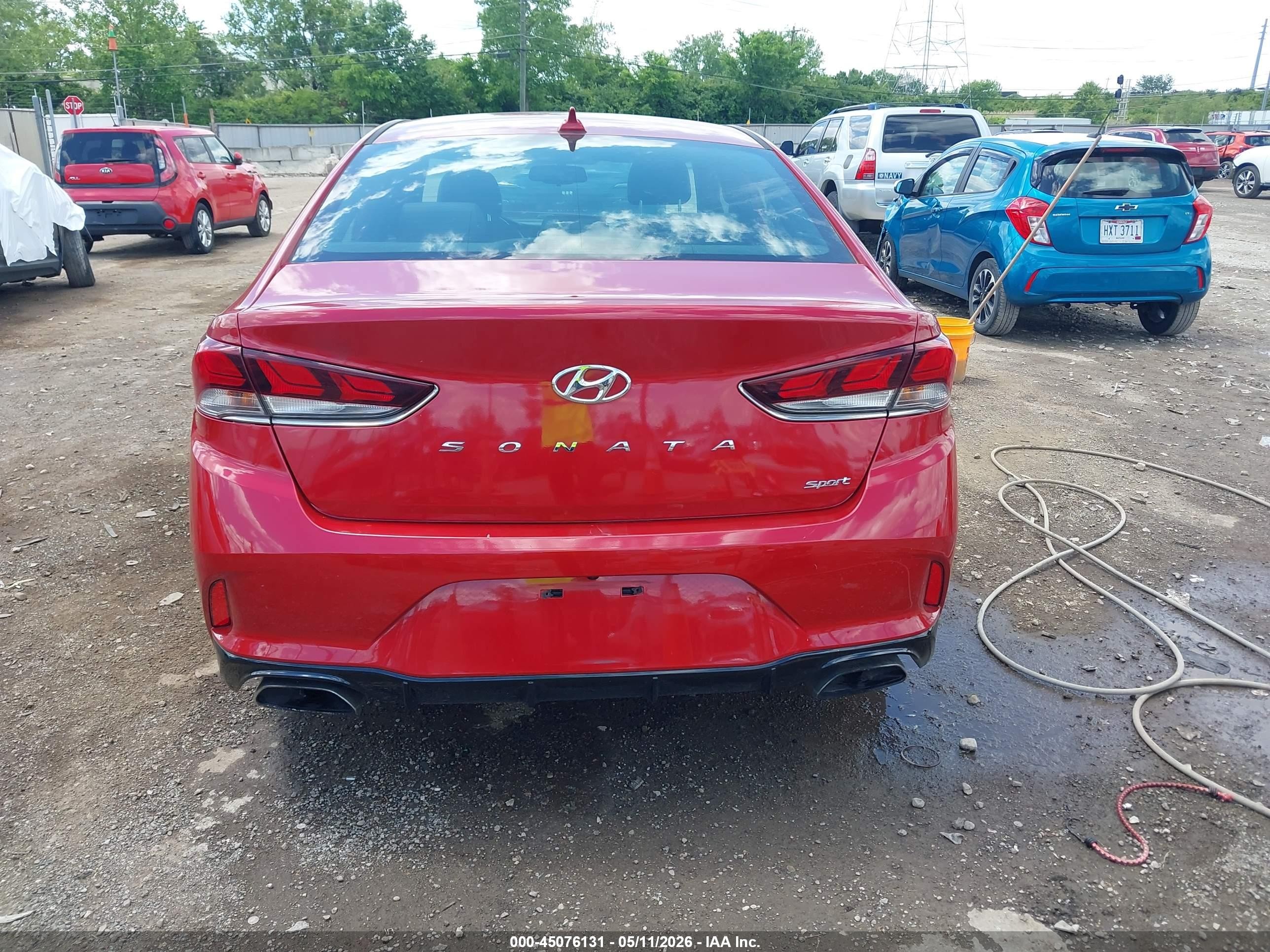 2019 Hyundai Sonata Sport Red vin: 5NPE34AF3KH755754