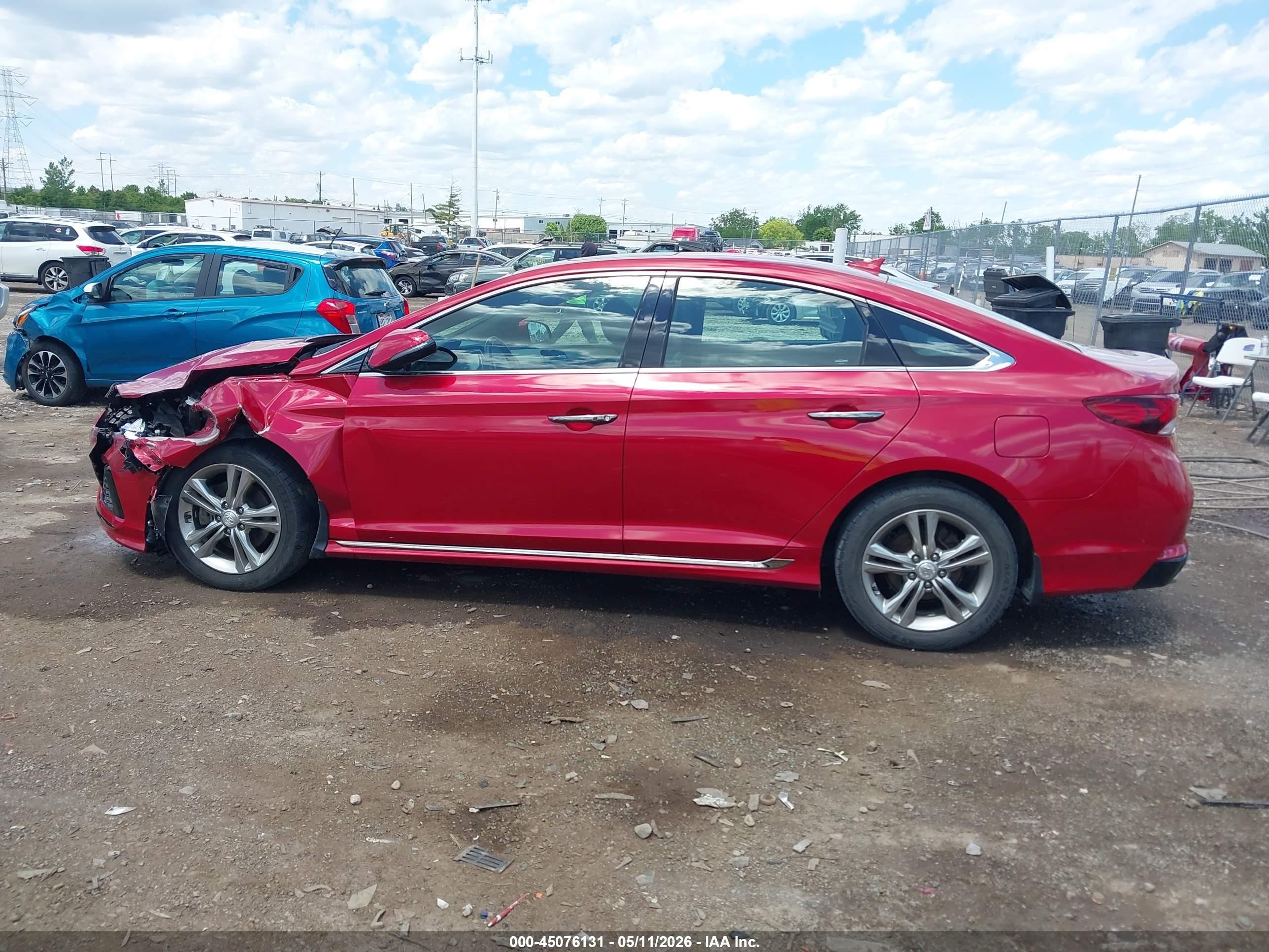 2019 Hyundai Sonata Sport Red vin: 5NPE34AF3KH755754