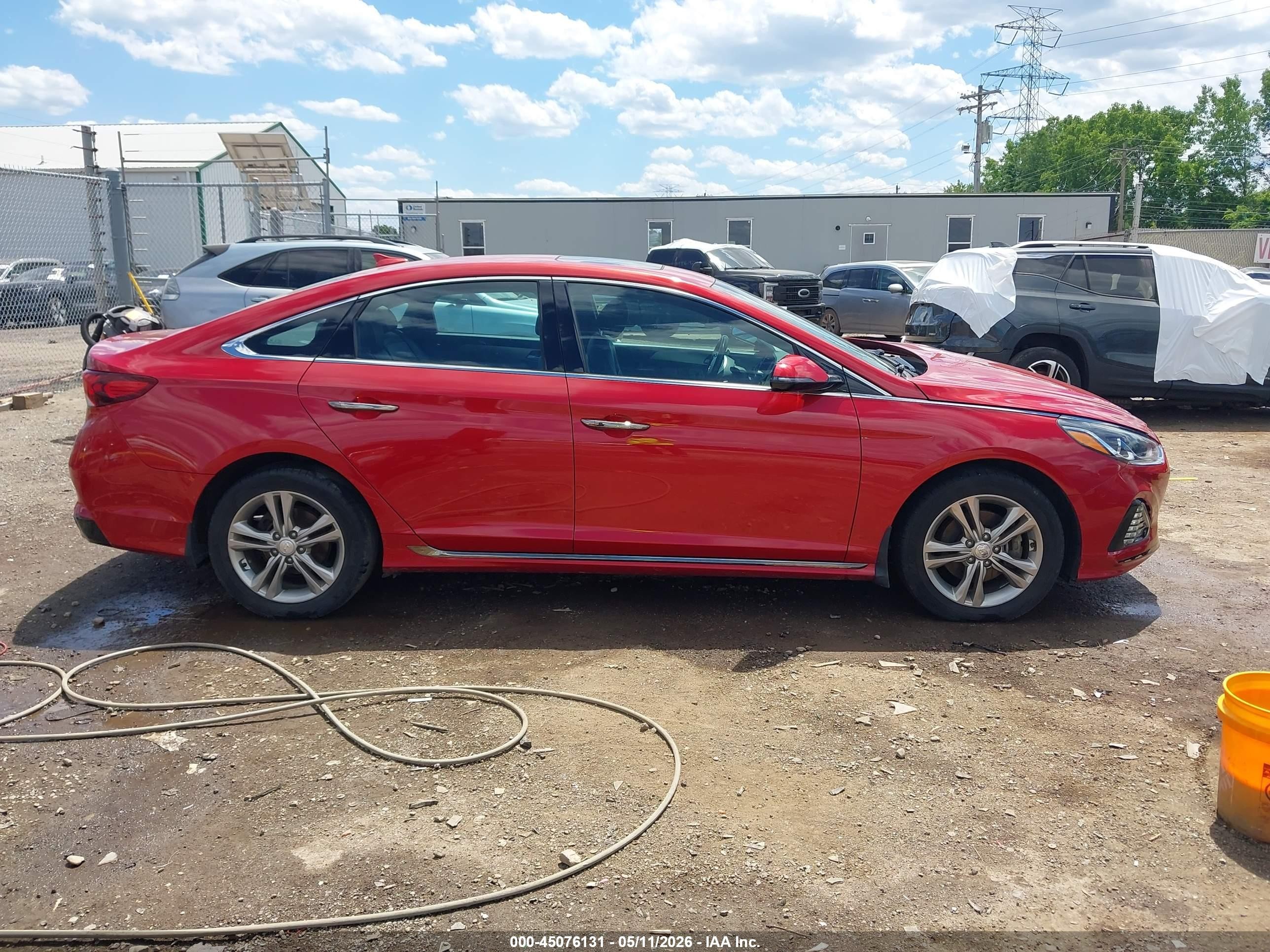 2019 Hyundai Sonata Sport Red vin: 5NPE34AF3KH755754