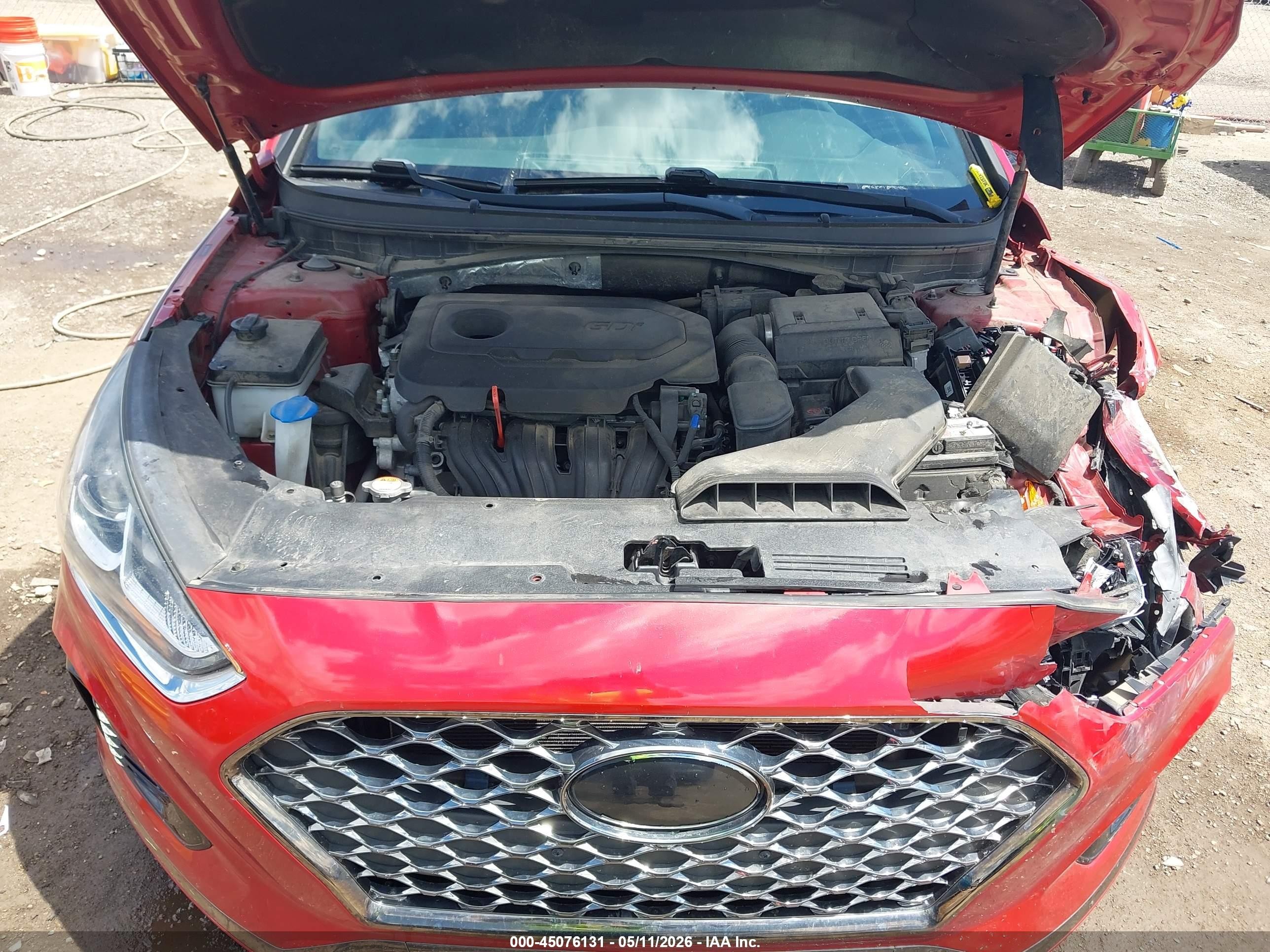 2019 Hyundai Sonata Sport Red vin: 5NPE34AF3KH755754