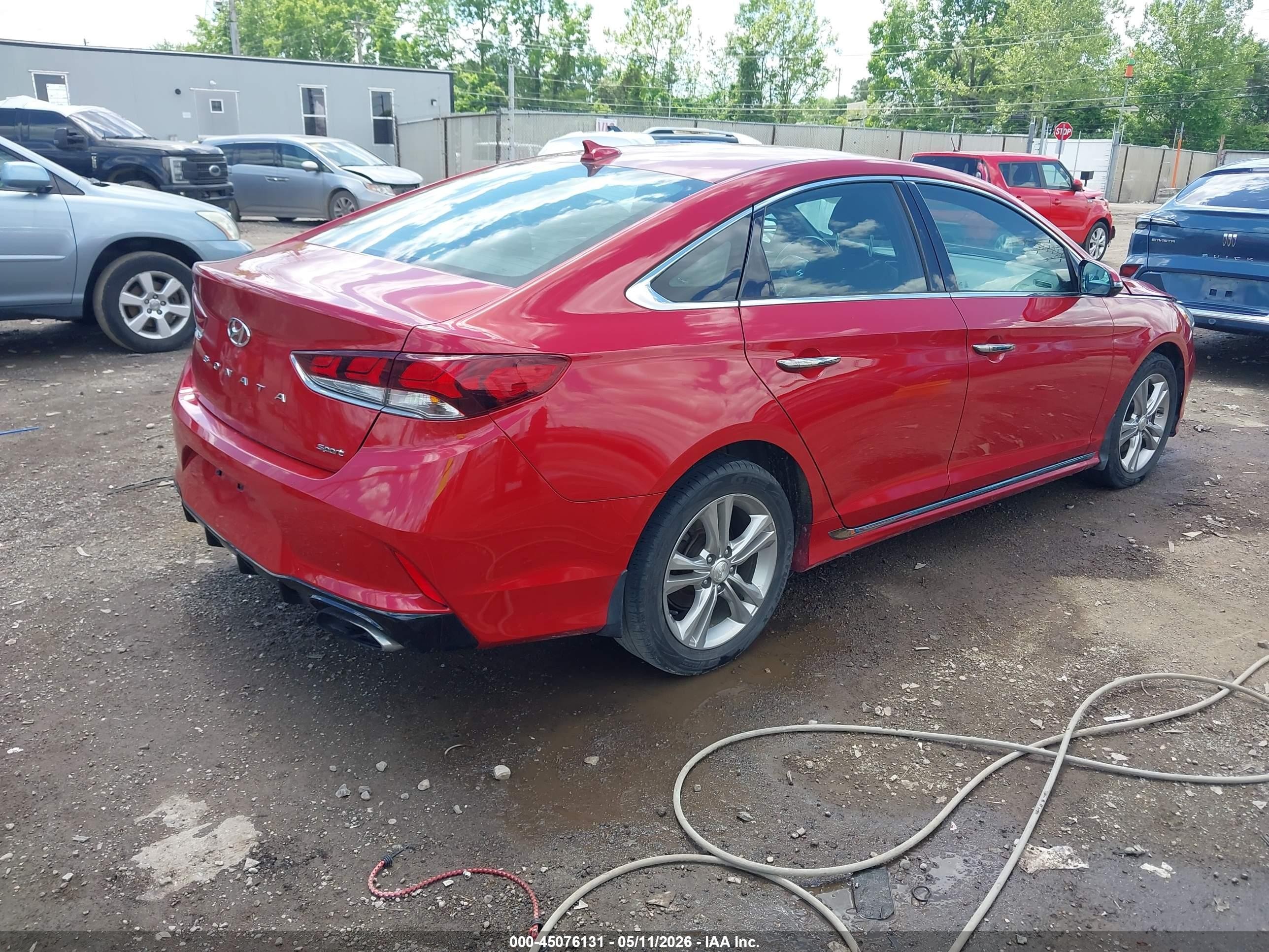 2019 Hyundai Sonata Sport Red vin: 5NPE34AF3KH755754