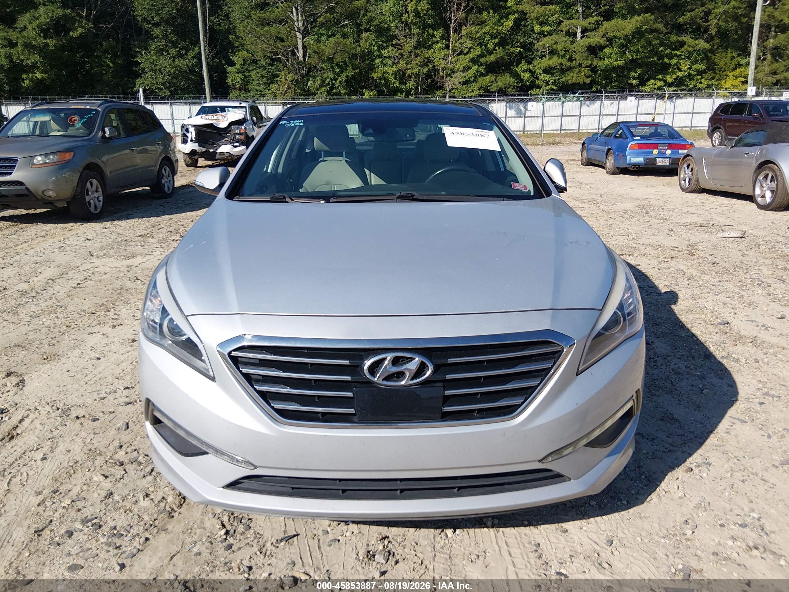 2015 Hyundai Sonata Limited Серебряный vin: 5NPE34AF4FH024062